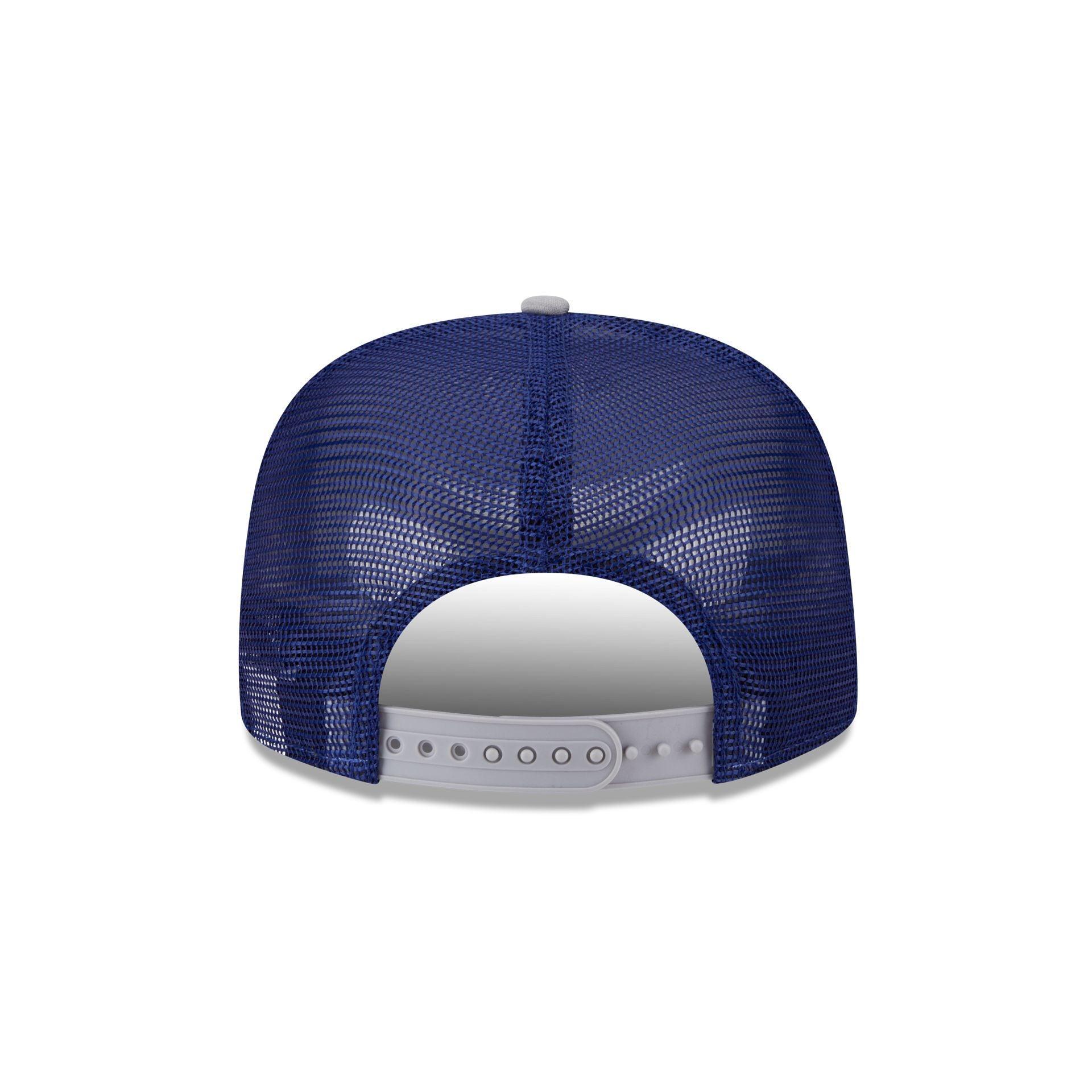 Los Angeles Dodgers Retro Script 9FIFTY A-Frame Trucker Hat Male Product Image