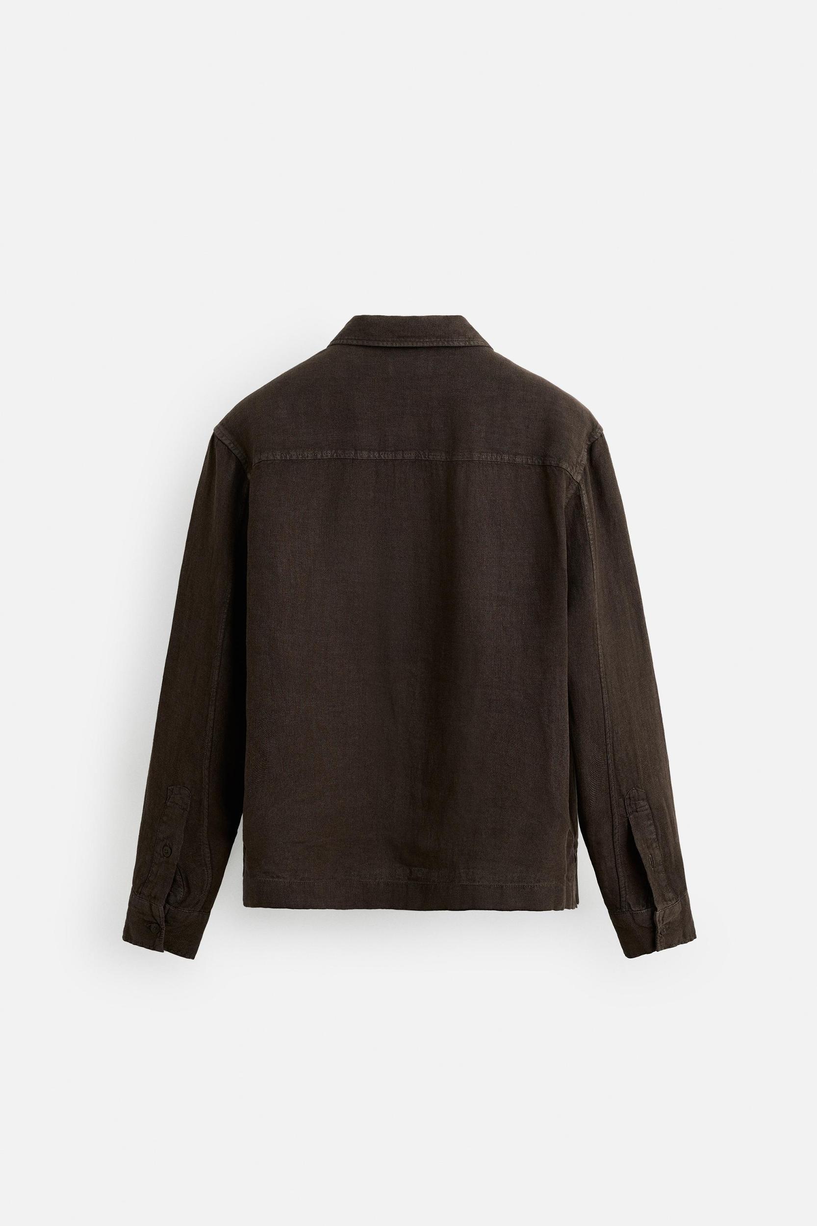 100% LINEN POLO SHIRT Product Image