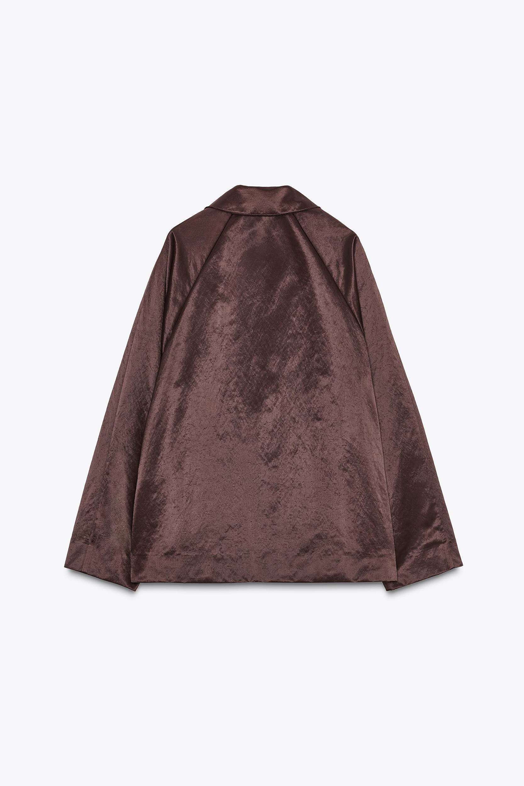 ZW COLLECTION SATIN JACKET Product Image