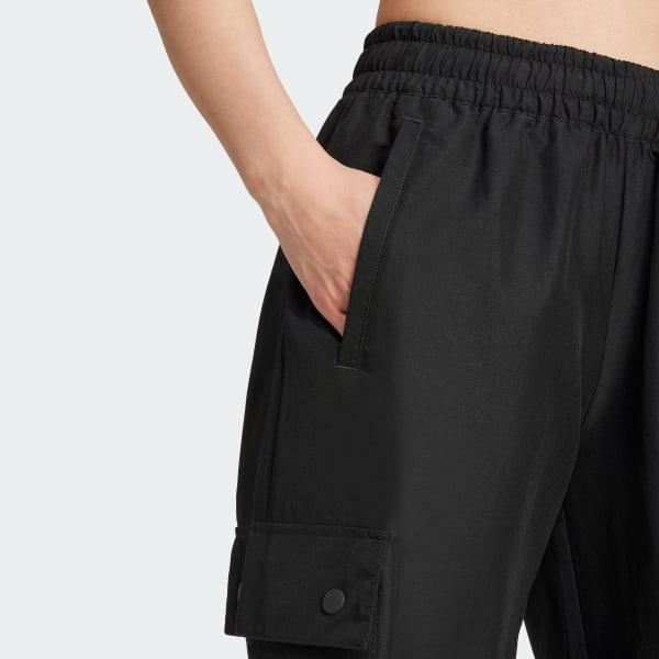 adidas Essentials Woven Cargo Pants Black M Womens Product Image