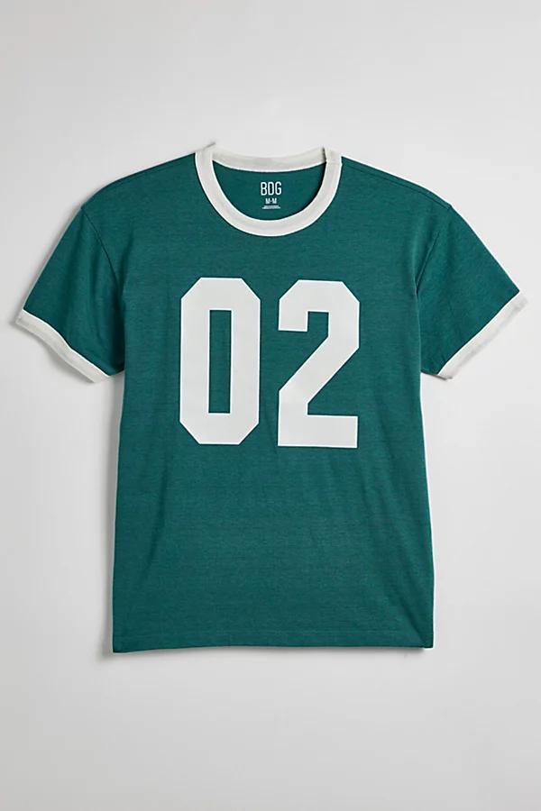 BDG Varsity Graphic Slim Fit Ringer Tee Mens at Urban Outfitters Product Image