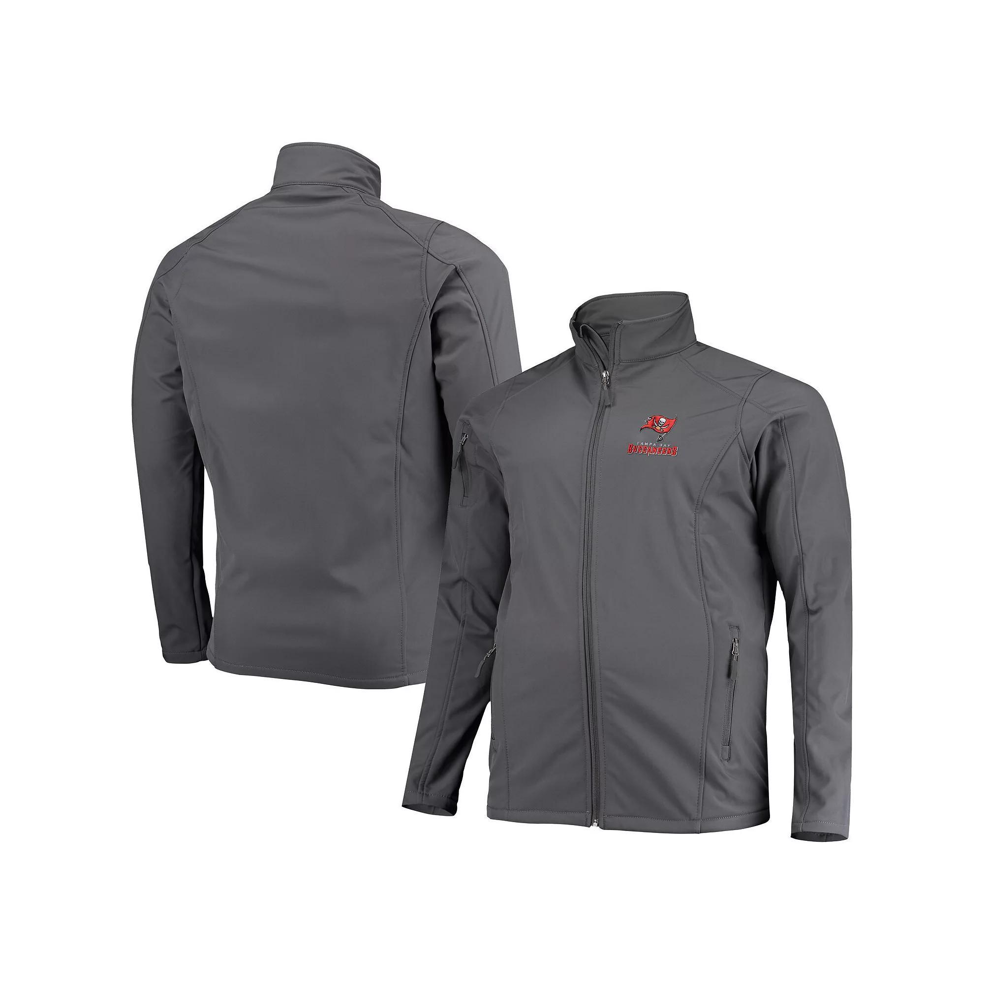 Men's Dunbrooke Pewter Tampa Bay Buccaneers Big & Tall Sonoma Softshell Full-Zip Jacket, Size: 2XLT, Charco Product Image