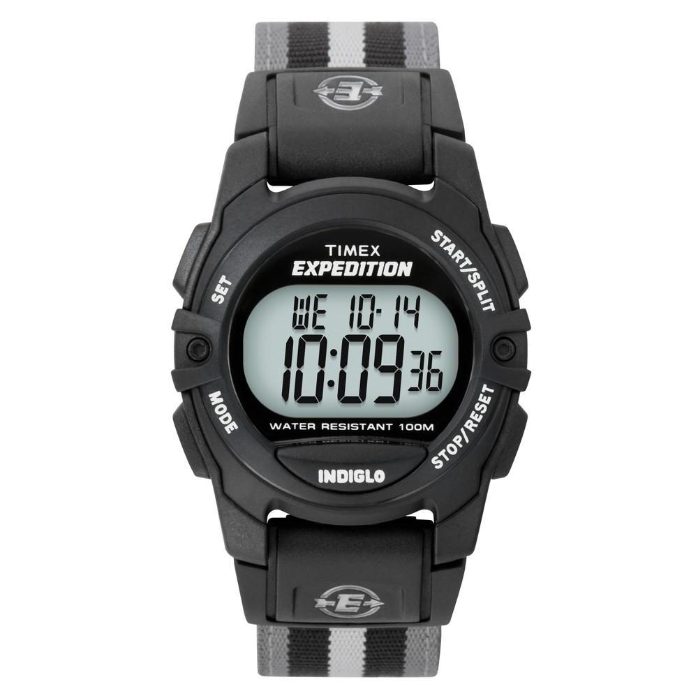 Timex Expedition Digital Watch with Nylon Strap - Black/Gray T49661JT Product Image