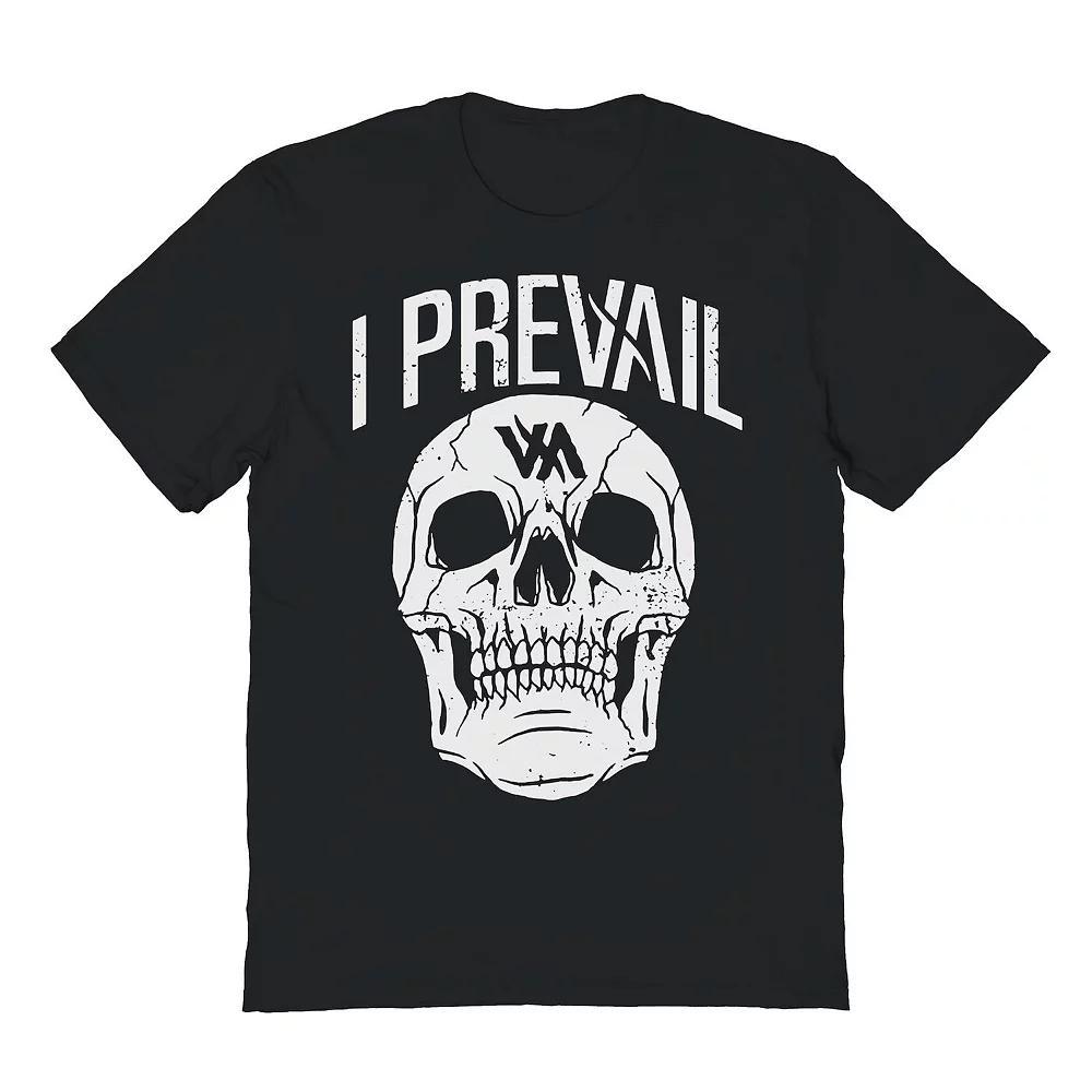 Men's I Prevail Skull Graphic Tee, Size: Medium, Black Product Image