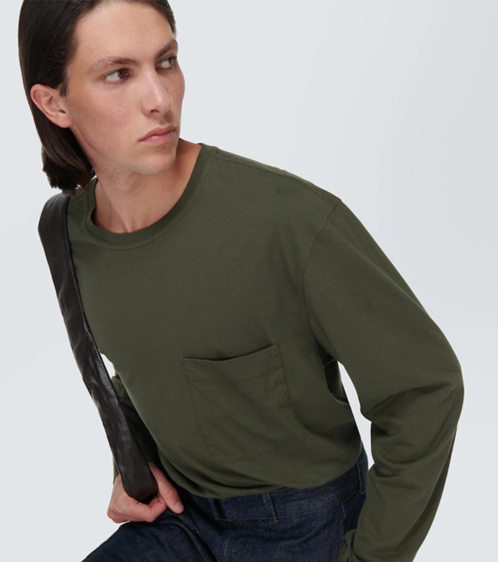 LEMAIRE Cotton Top In Green Product Image