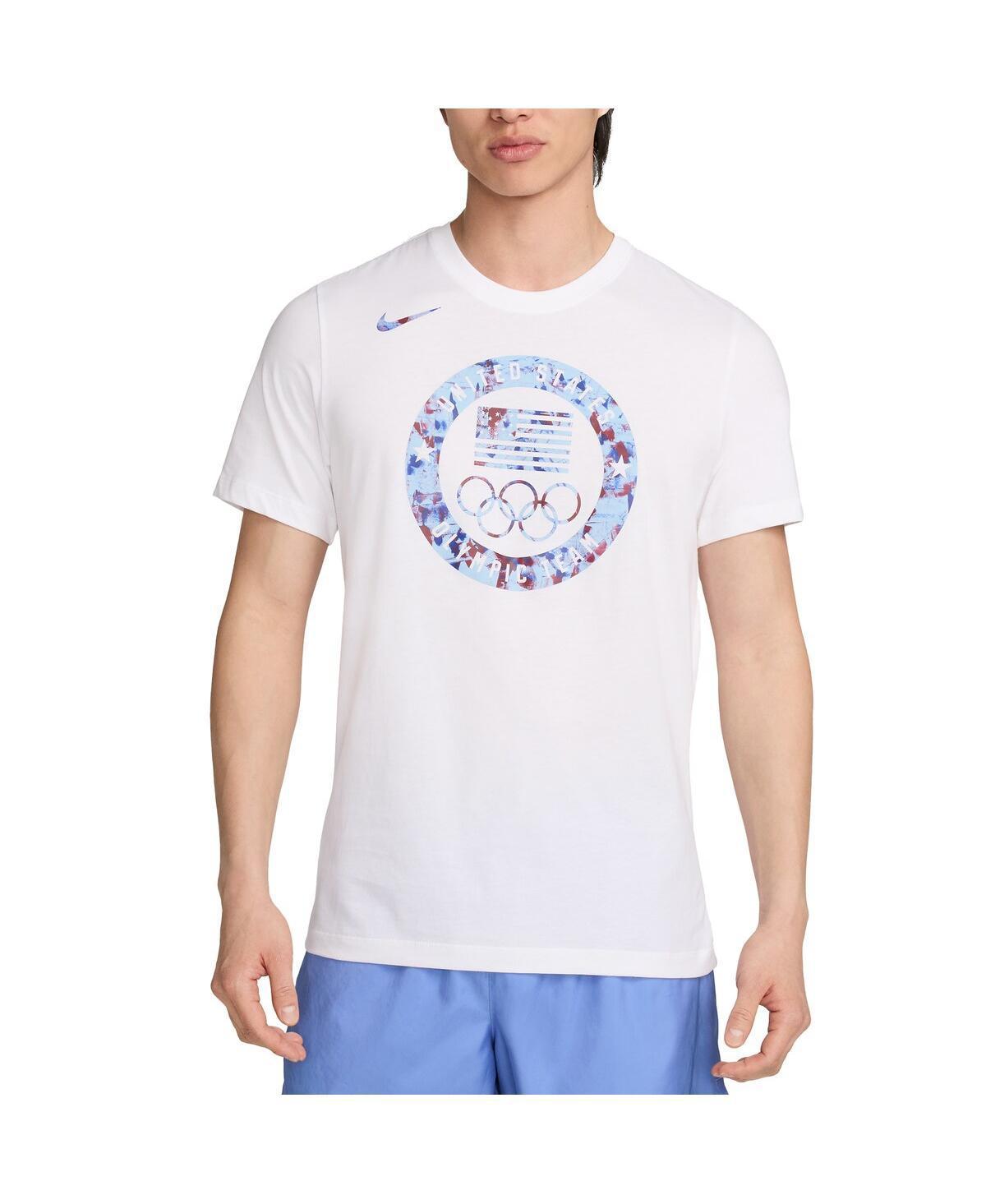 Men's Nike White Team USA Puck Club T-Shirt, Size: XL, Usa White Product Image