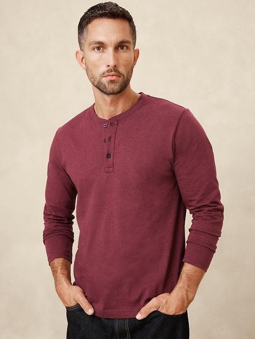 Midweight Henley T-Shirt Product Image