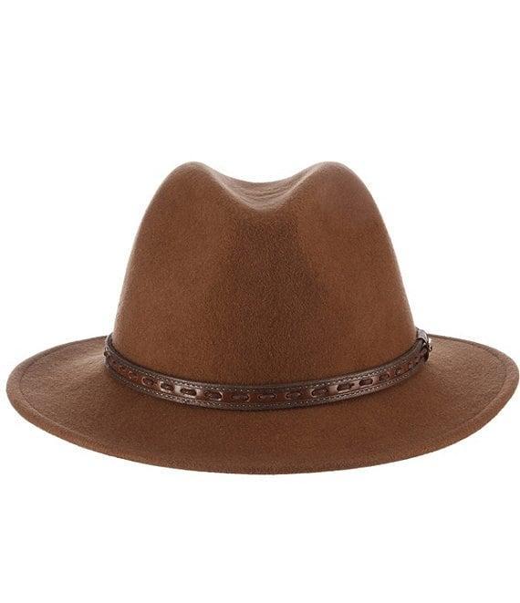 Dorfman Milano Scala Water Repellent Wool Felt Safari 2 1/2#double; Brim Hat Product Image