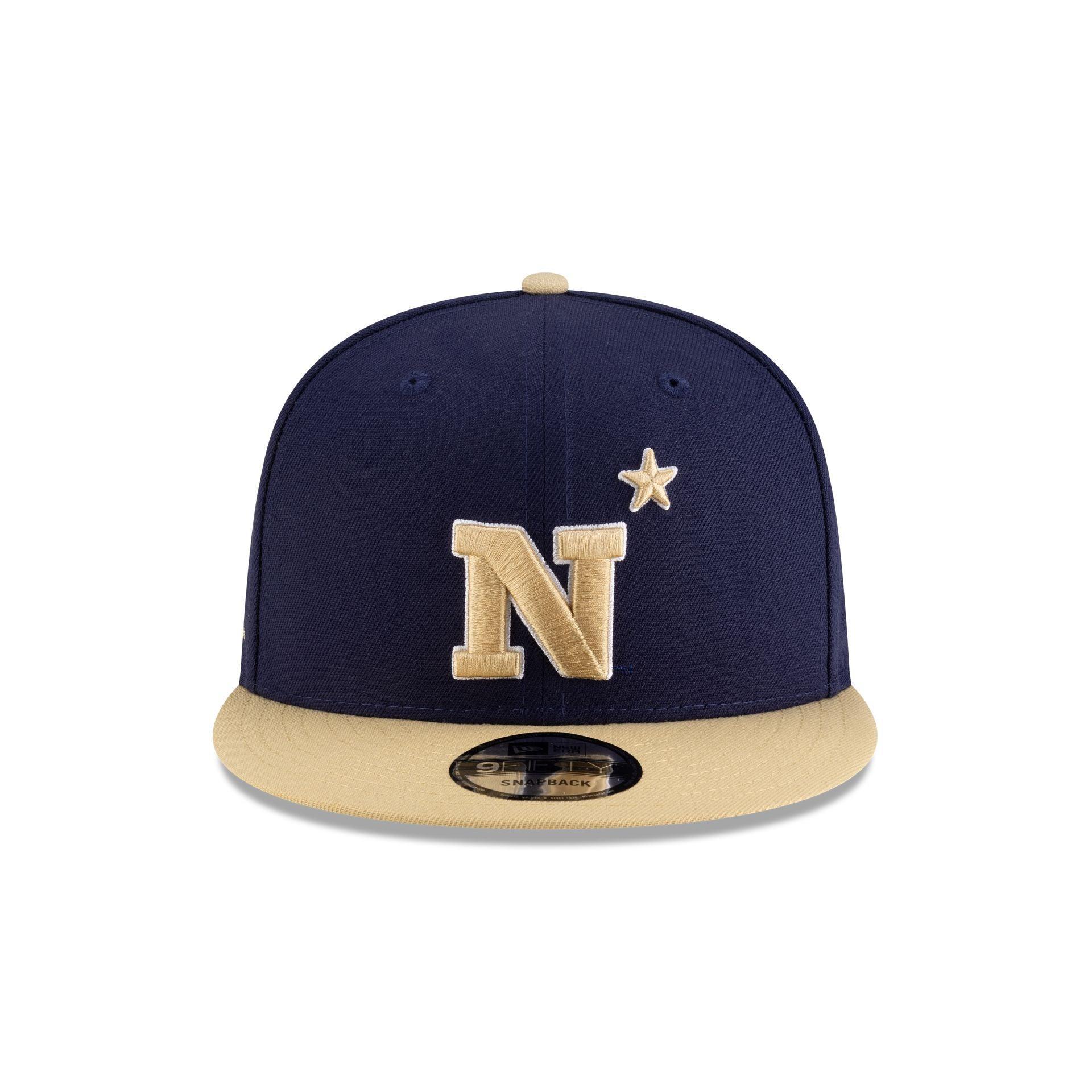 Navy Midshipmen Midnight 9FIFTY Snapback Hat Male Product Image