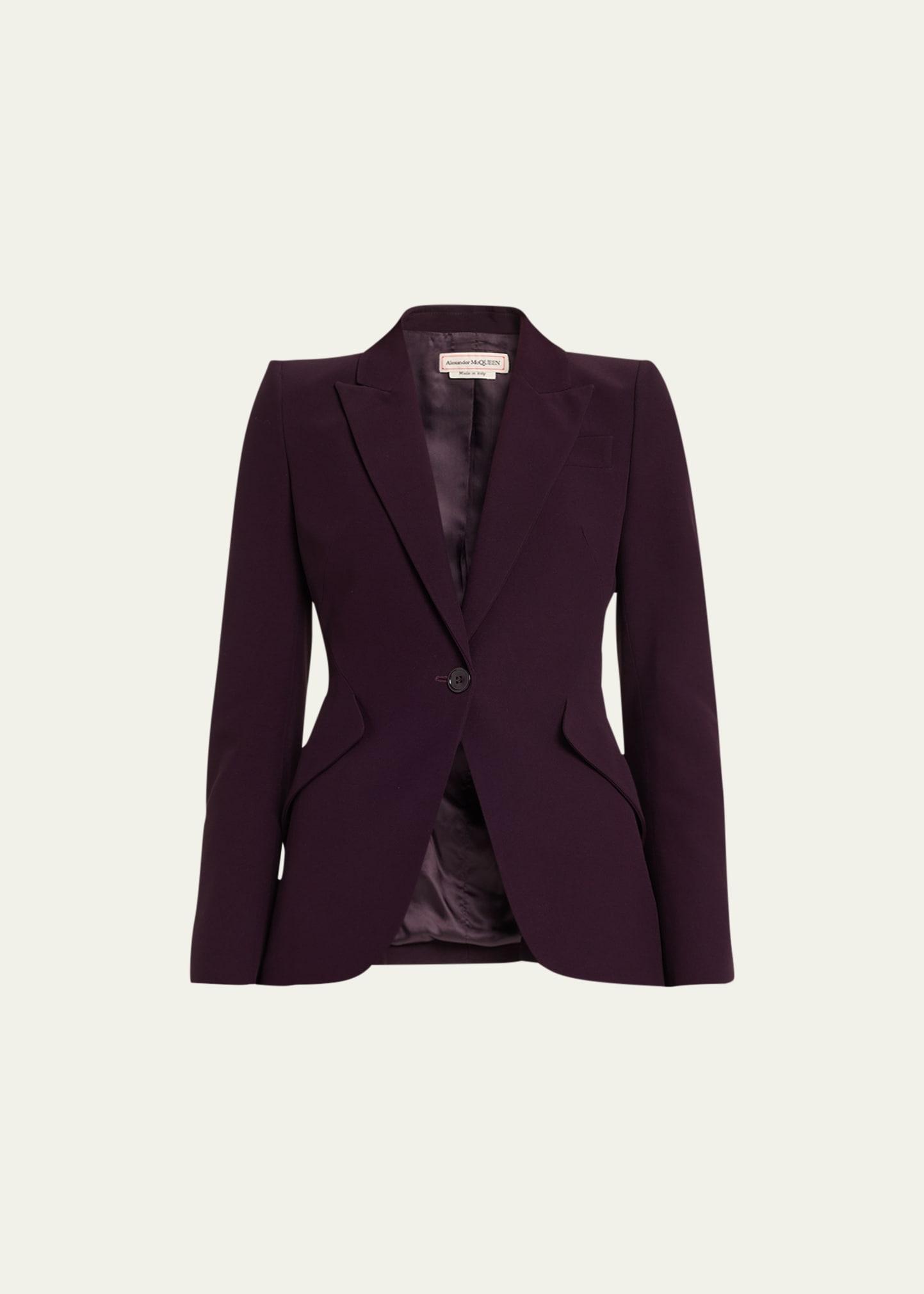 Womens Tailored Peak-Lapel Jacket Product Image