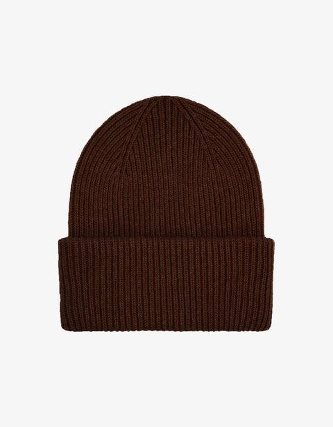 Merino Wool Hat - Coffee Brown Product Image