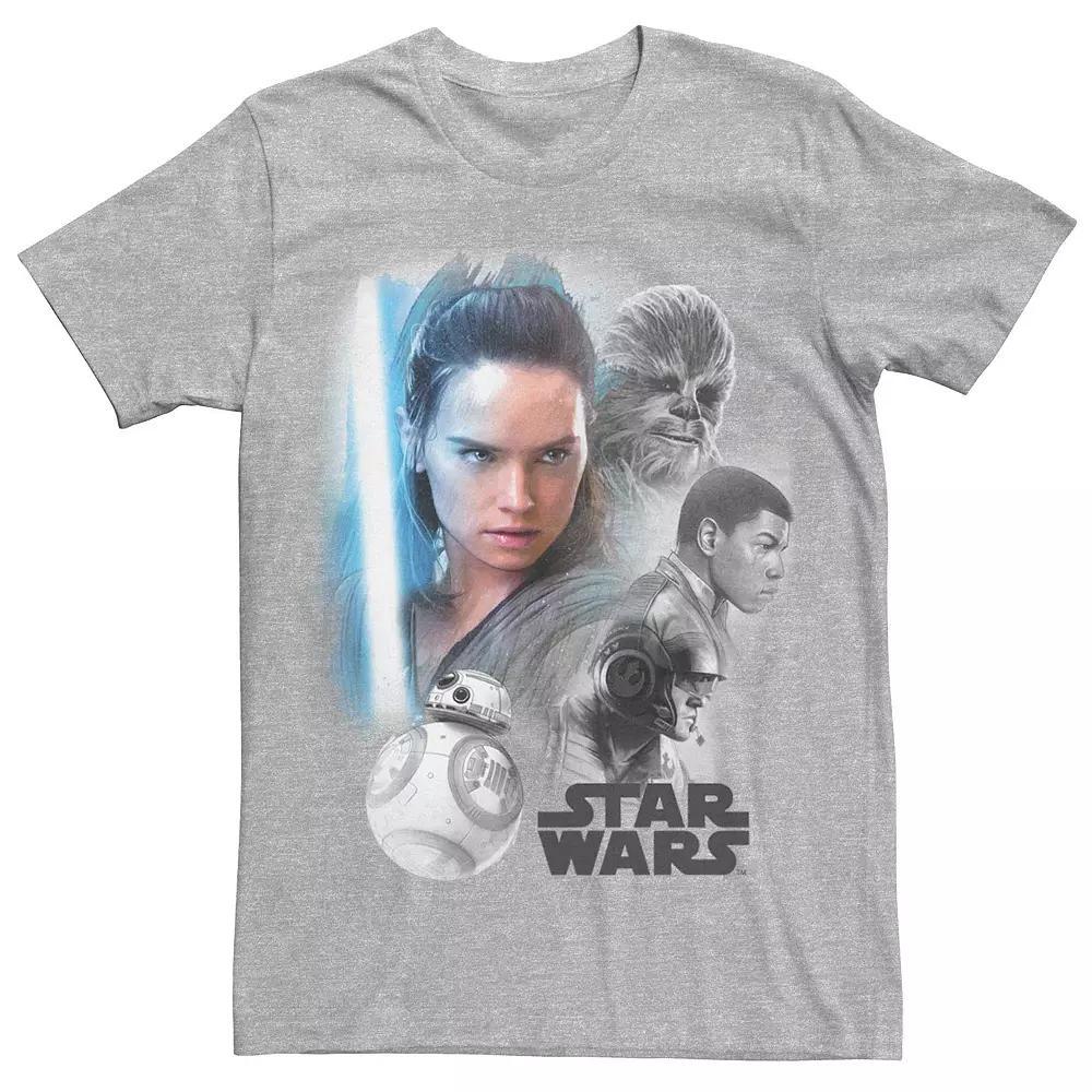 Men's Star Wars Group Shot Tee, Size: XXL, Athletic Grey Product Image