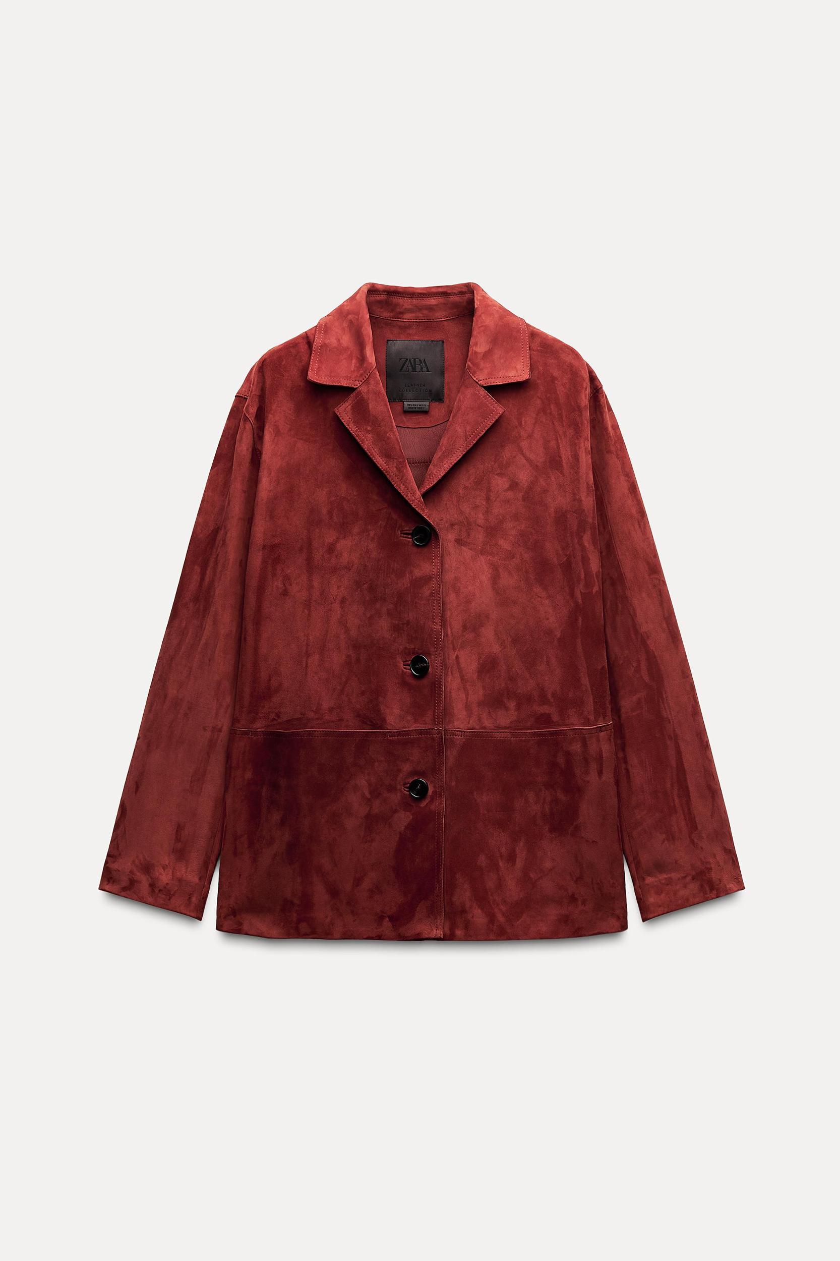100% SUEDE BLAZER ZW COLLECTION LIMITED EDITION Product Image