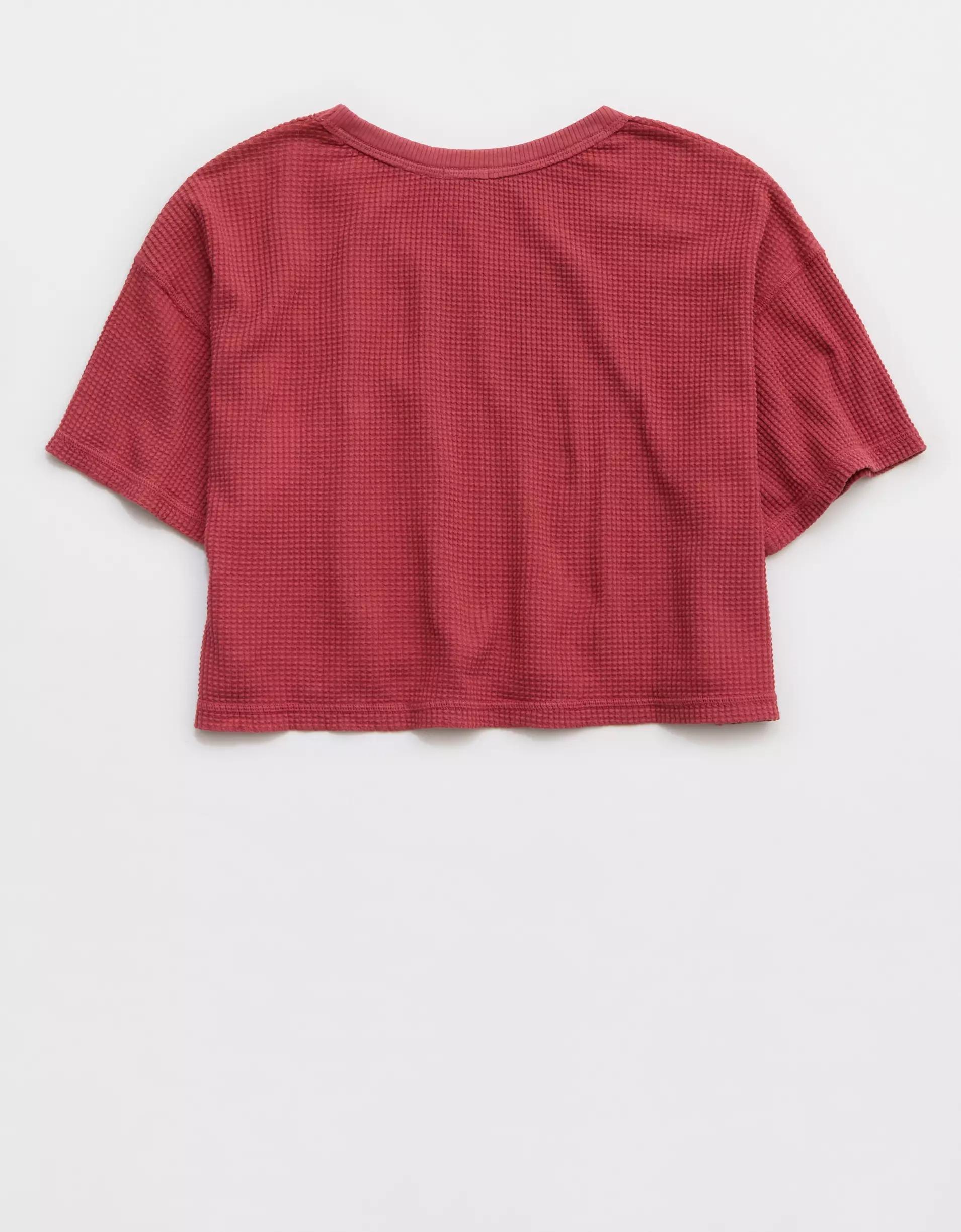 OFFLINE By Aerie Wow! Waffle Scoop T-Shirt Product Image