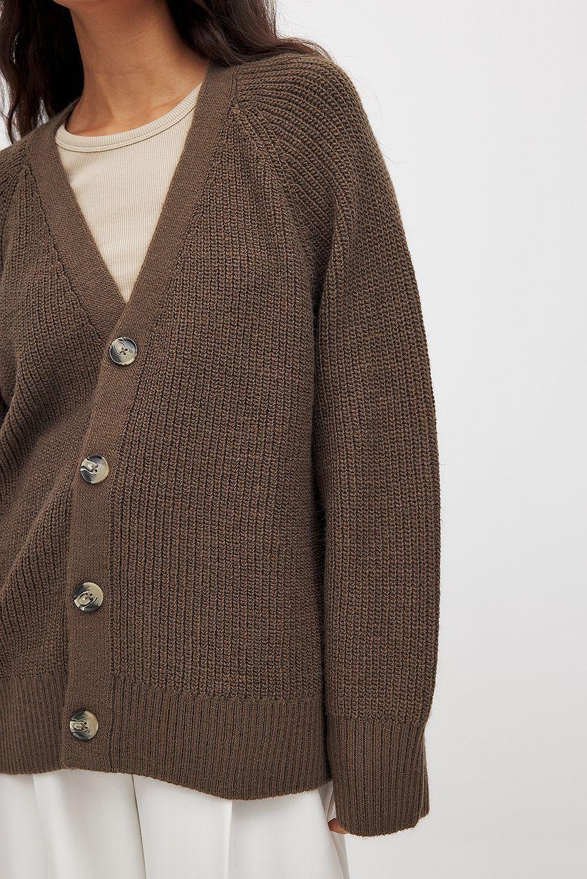 Oversized Knitted Cardigan Product Image