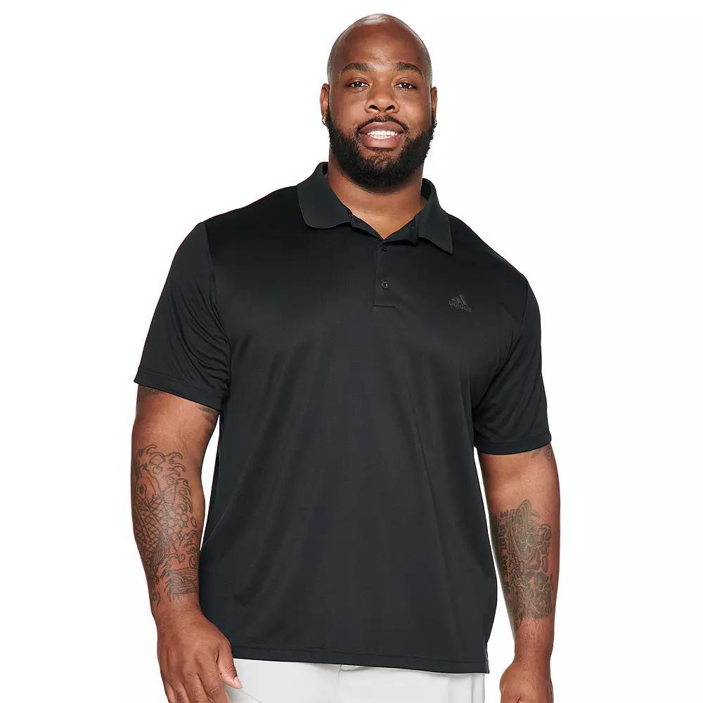 Big & Tall adidas Primegreen Performance Golf Polo, Men's, Size: 2XB, Black Product Image