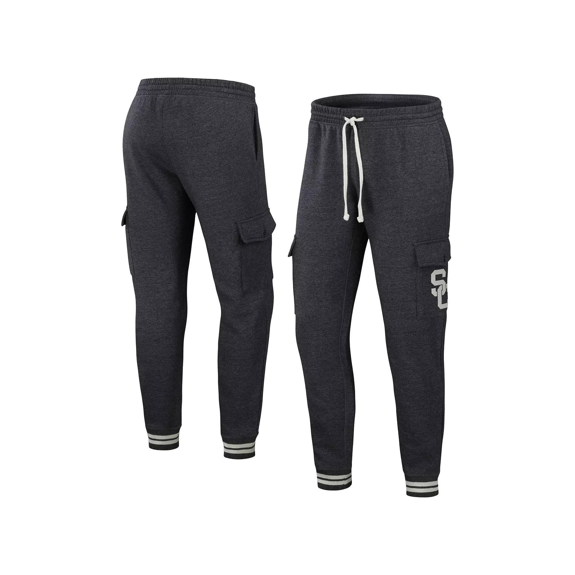 Men's Darius Rucker Collection by Fanatics Heather Charcoal Oregon Ducks Cargo Jogger Pants, Size: 2XL Product Image