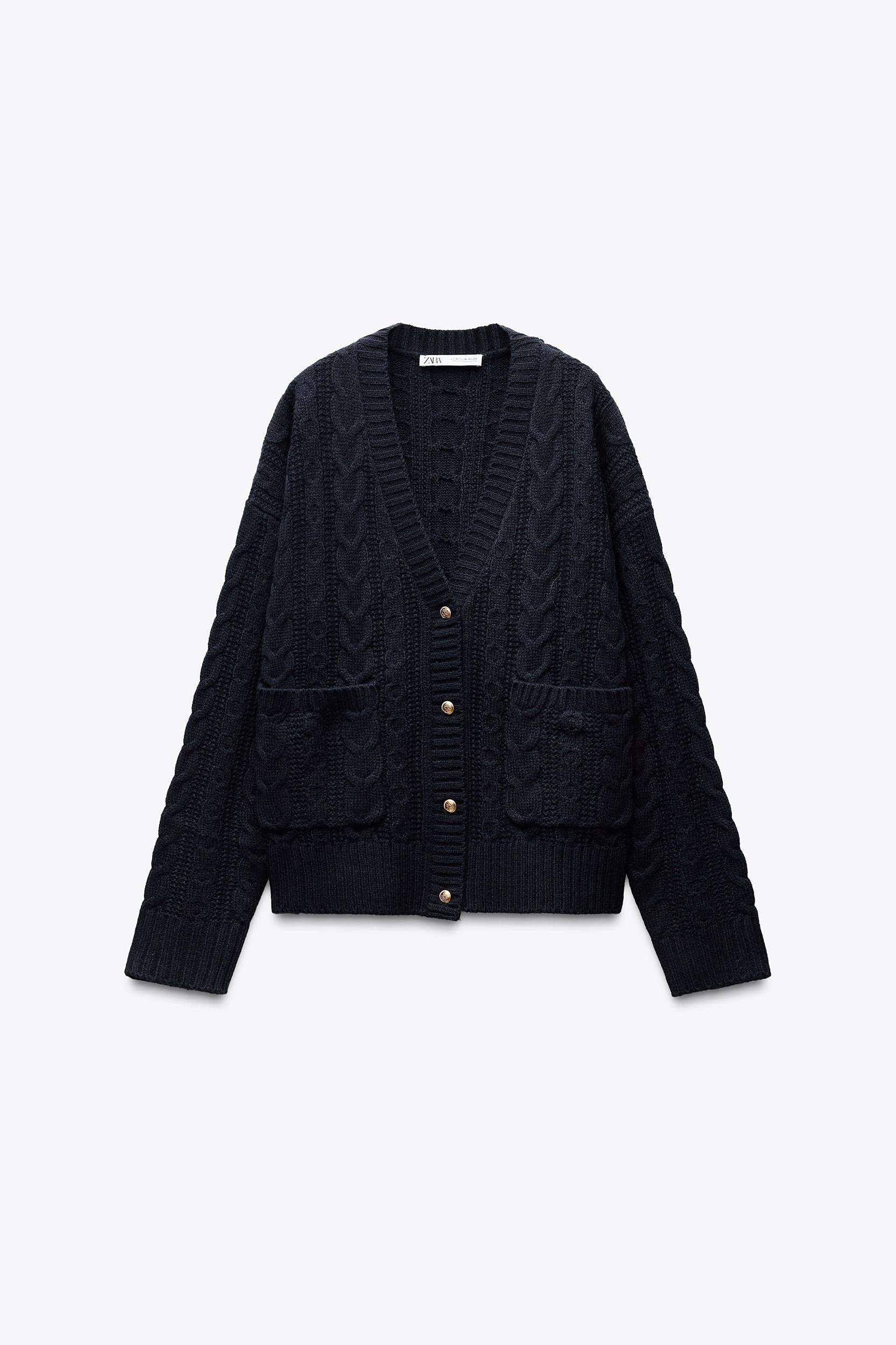 CABLE-KNIT CARDIGAN Product Image