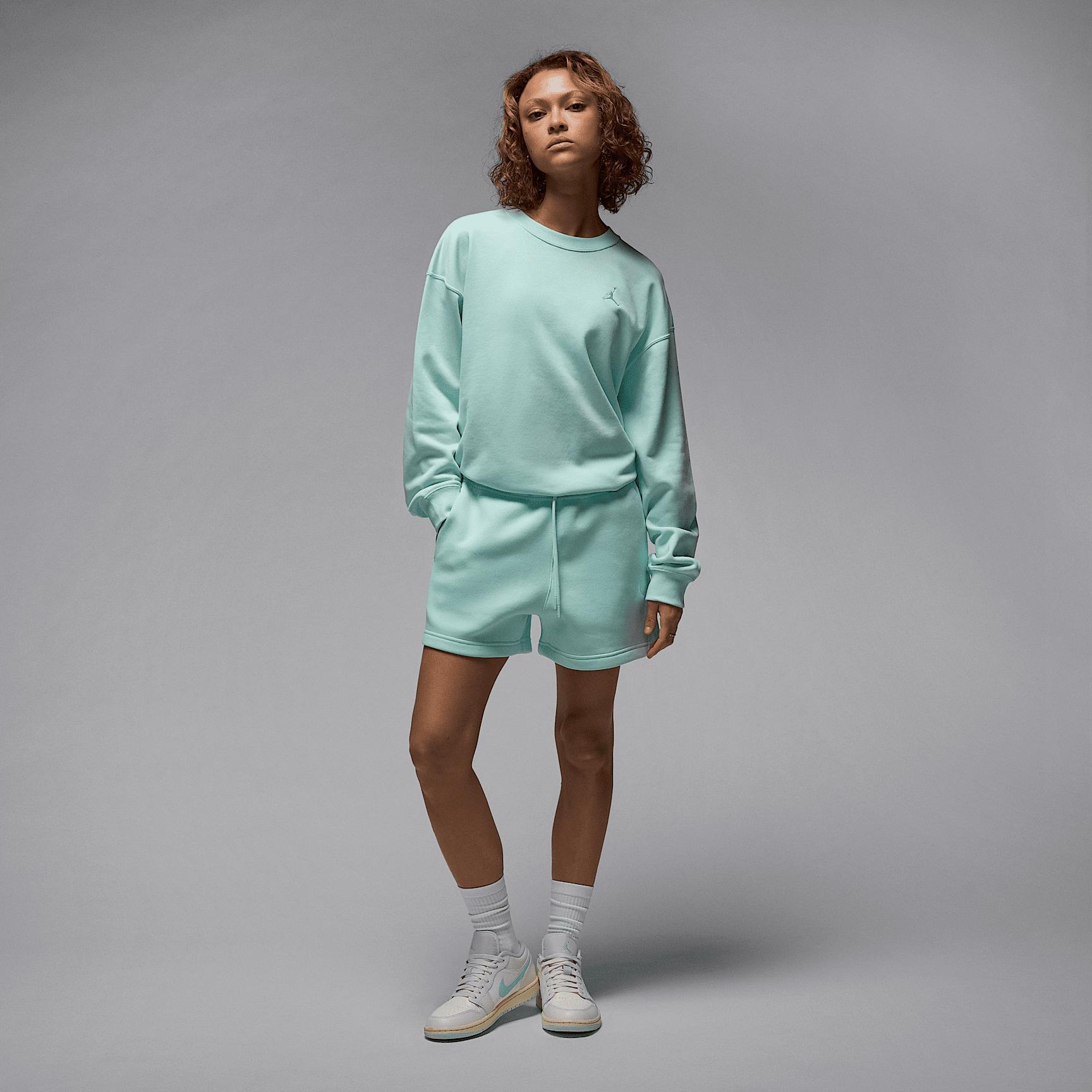 Women's Jordan Brooklyn Fleece French Terry Crew-Neck Sweatshirt Product Image