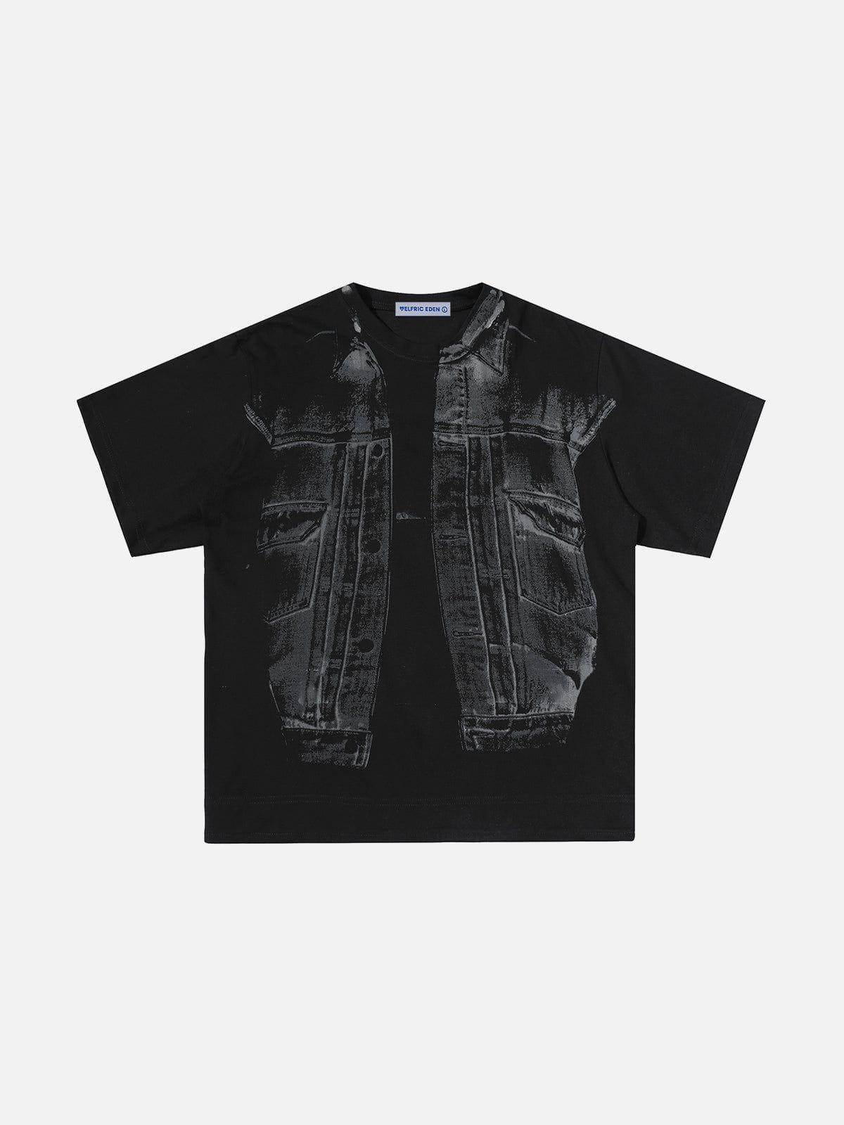 Aelfric Eden Denim Print Tee Product Image