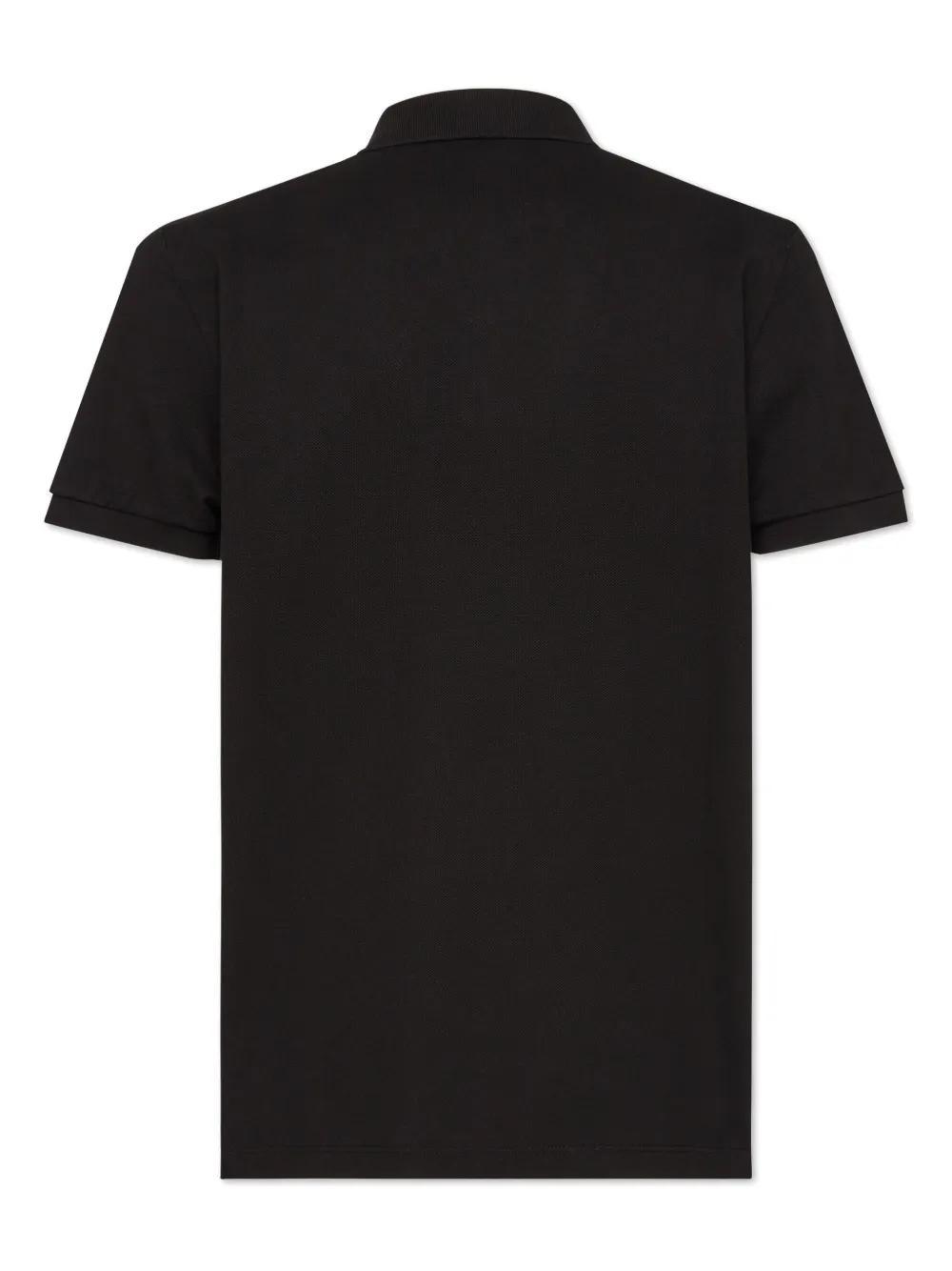 logo-print cotton polo shirt Product Image