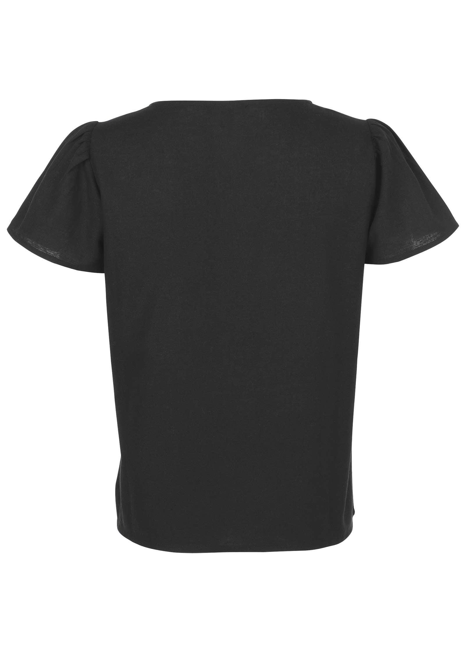 Embroidered Blouse - Black Product Image