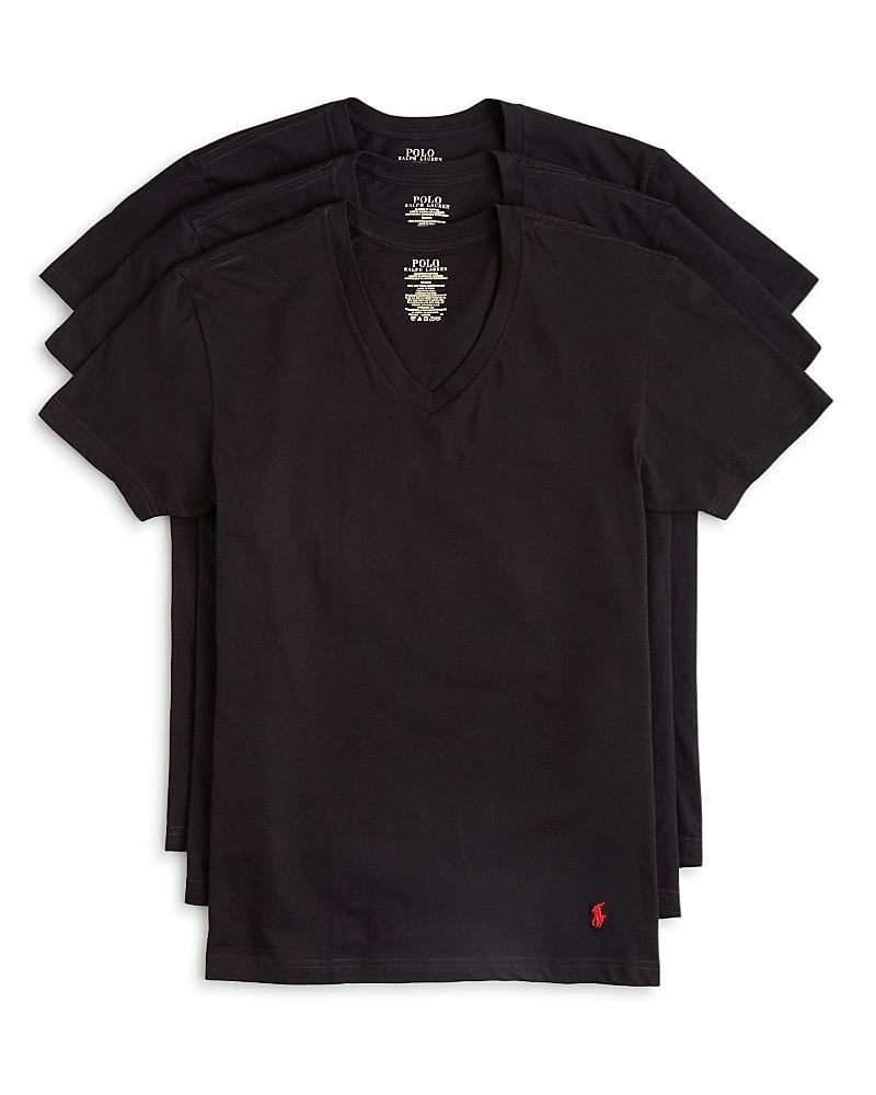 Polo Ralph Lauren Classic Fit V-Neck Undershirt, Pack of 3 Product Image