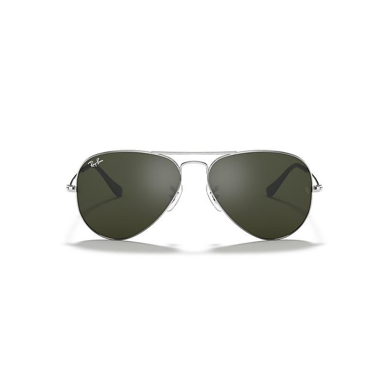 Ray-Ban Unisex 58mm Gradient Aviator Sunglasses in Black at Nordstrom Product Image