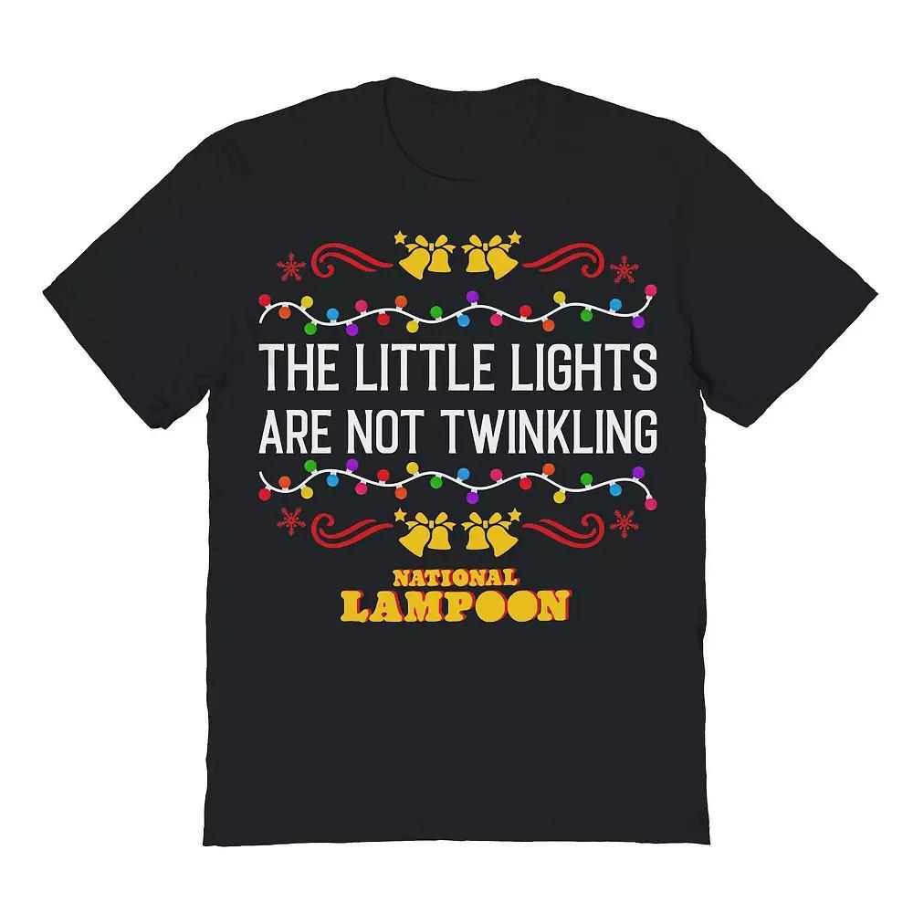 Men's Little Lights National Lampoon's Christmas Vacation Graphic Tee, Size: XL, Black Product Image
