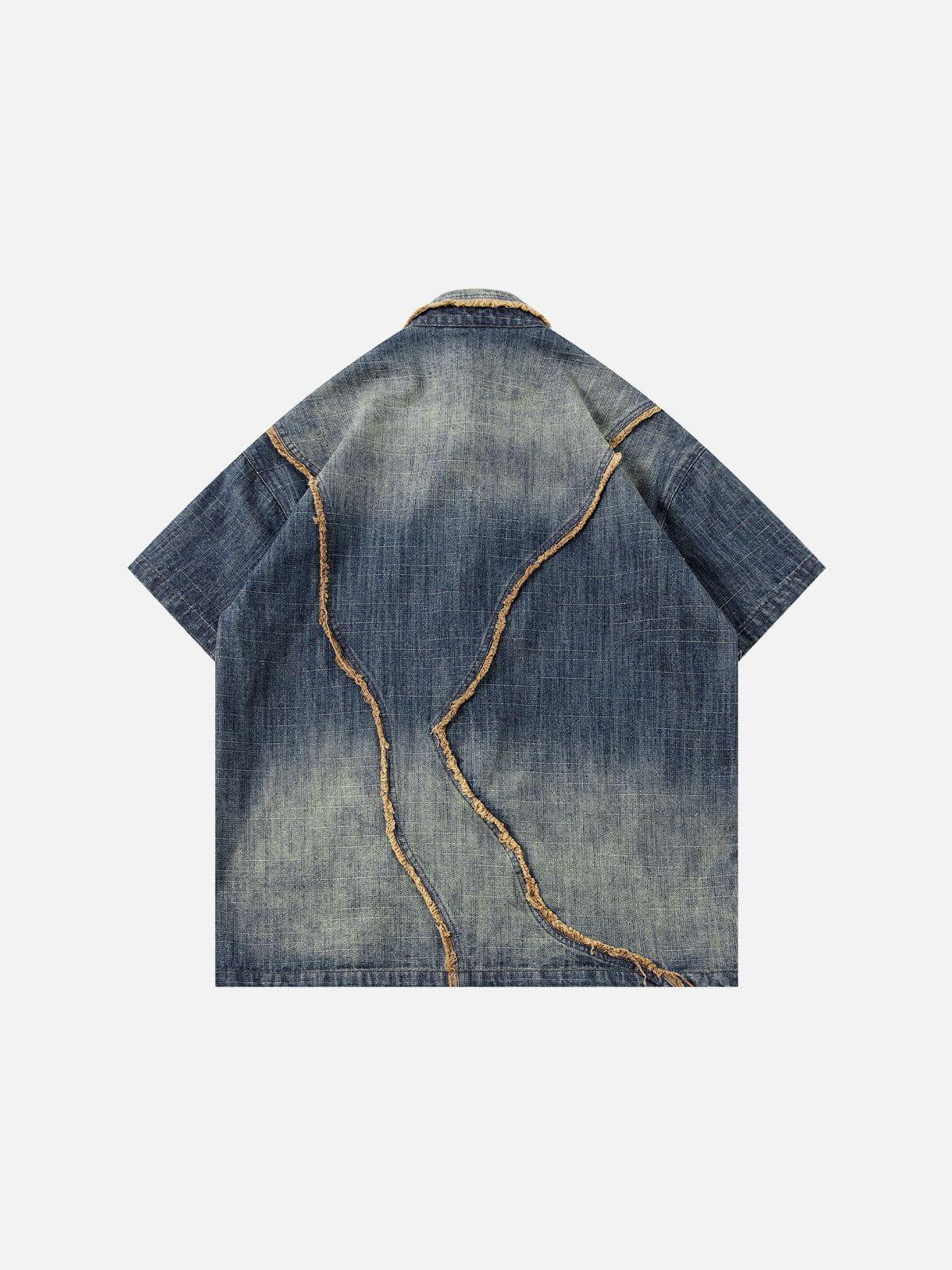 Aelfric Eden Fringe Washed Short Sleeve Shirt Product Image