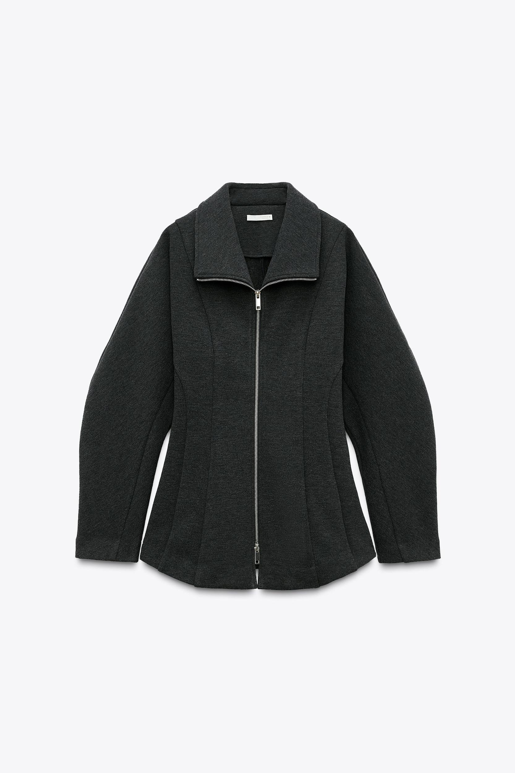 FITTED BALLOON SLEEVE JACKET Product Image