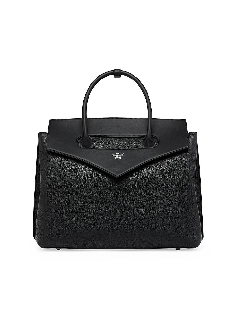 Mens Diamond Leather Tote Bag Product Image