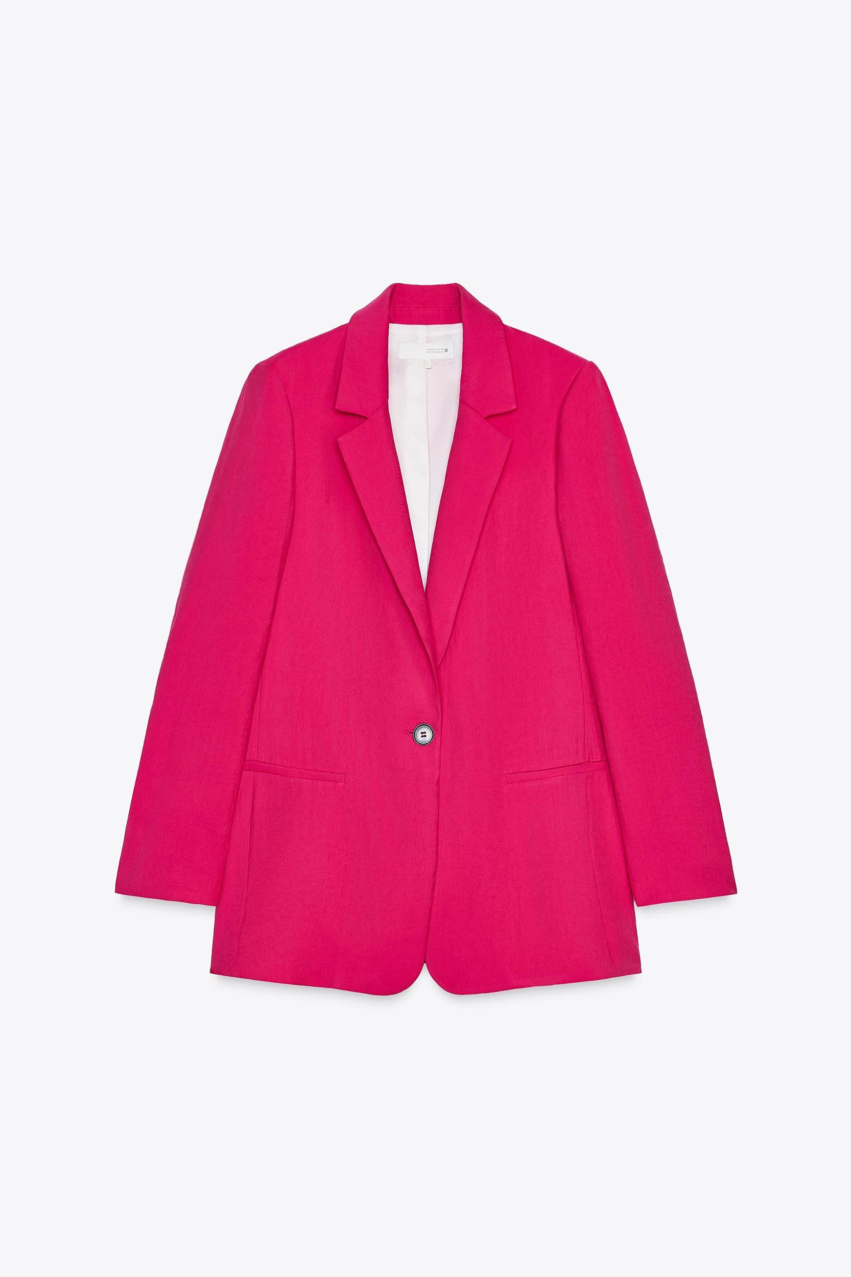 WRINKLED EFFECT BLAZER Product Image