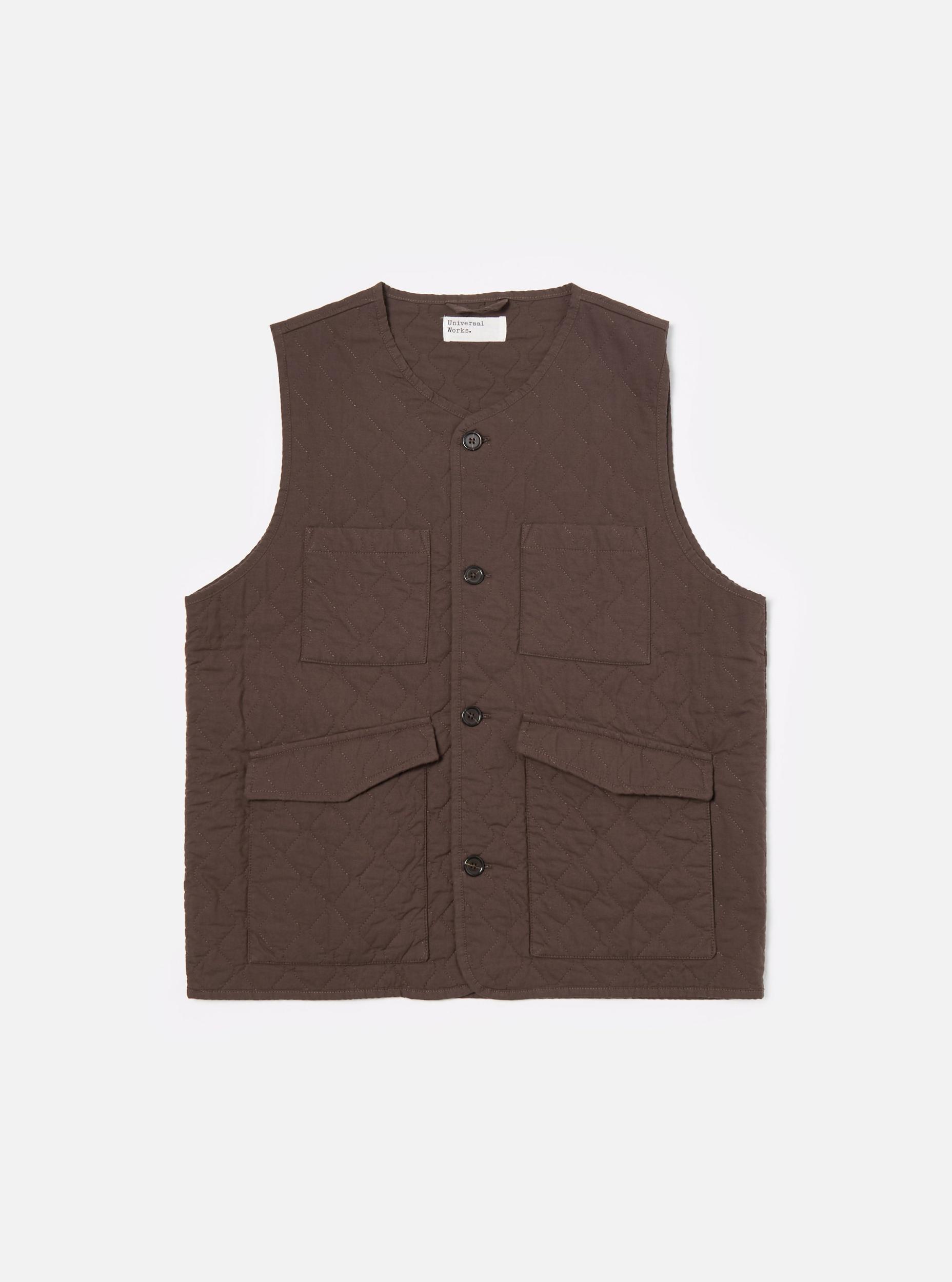 Brown Quilt Cotton Gower Jacket Product Image