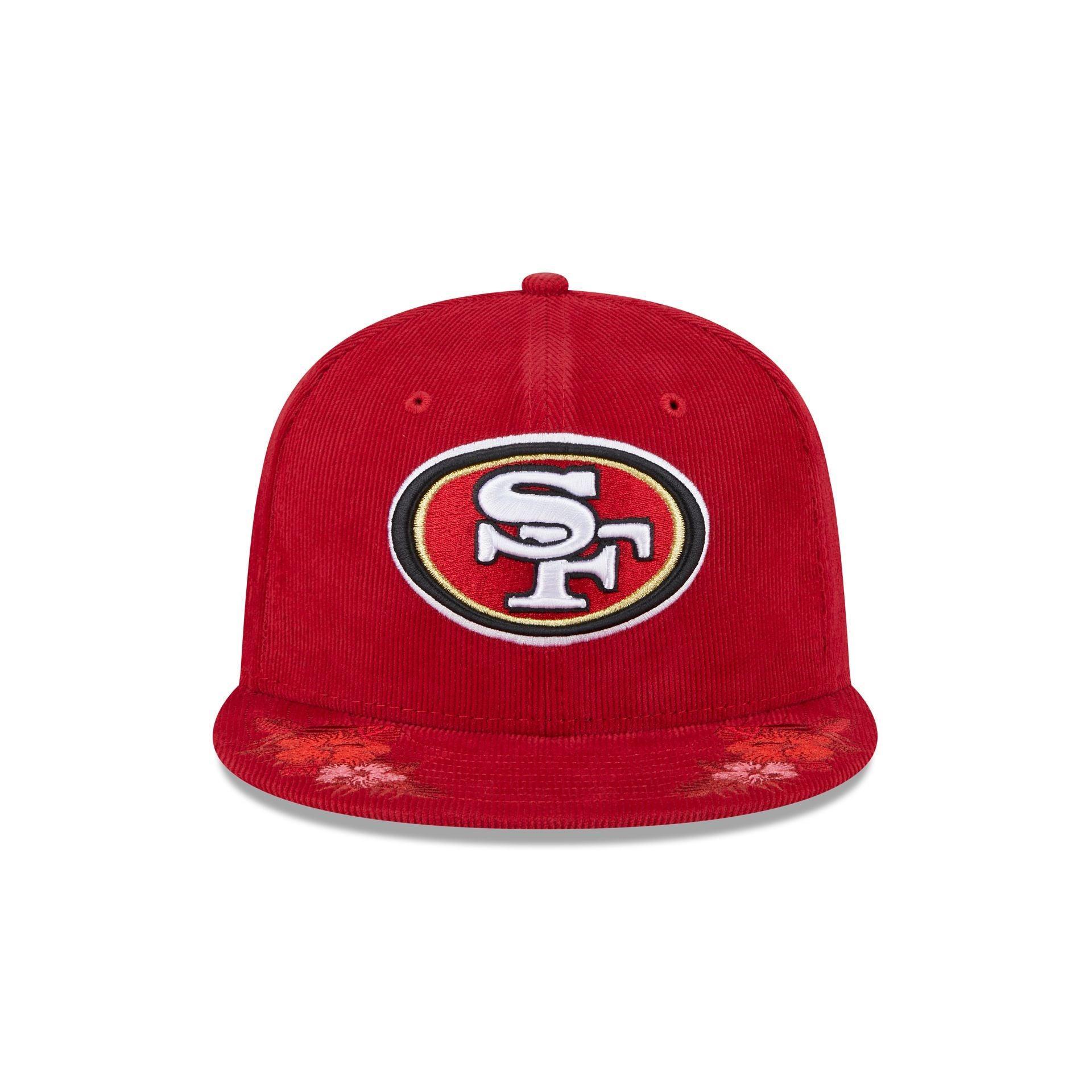 Just Caps Floral Corduroy San Francisco 49ers 59FIFTY Fitted Hat Male Product Image