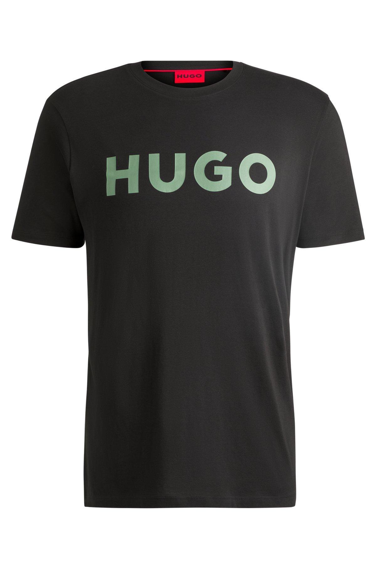 Regular-fit T-shirt in cotton jersey with logo artwork Product Image