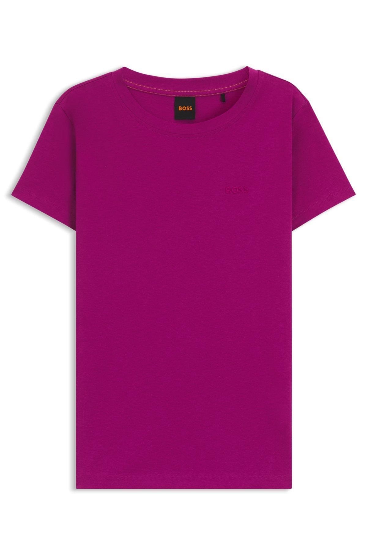 Cotton-jersey T-shirt with logo detail Product Image