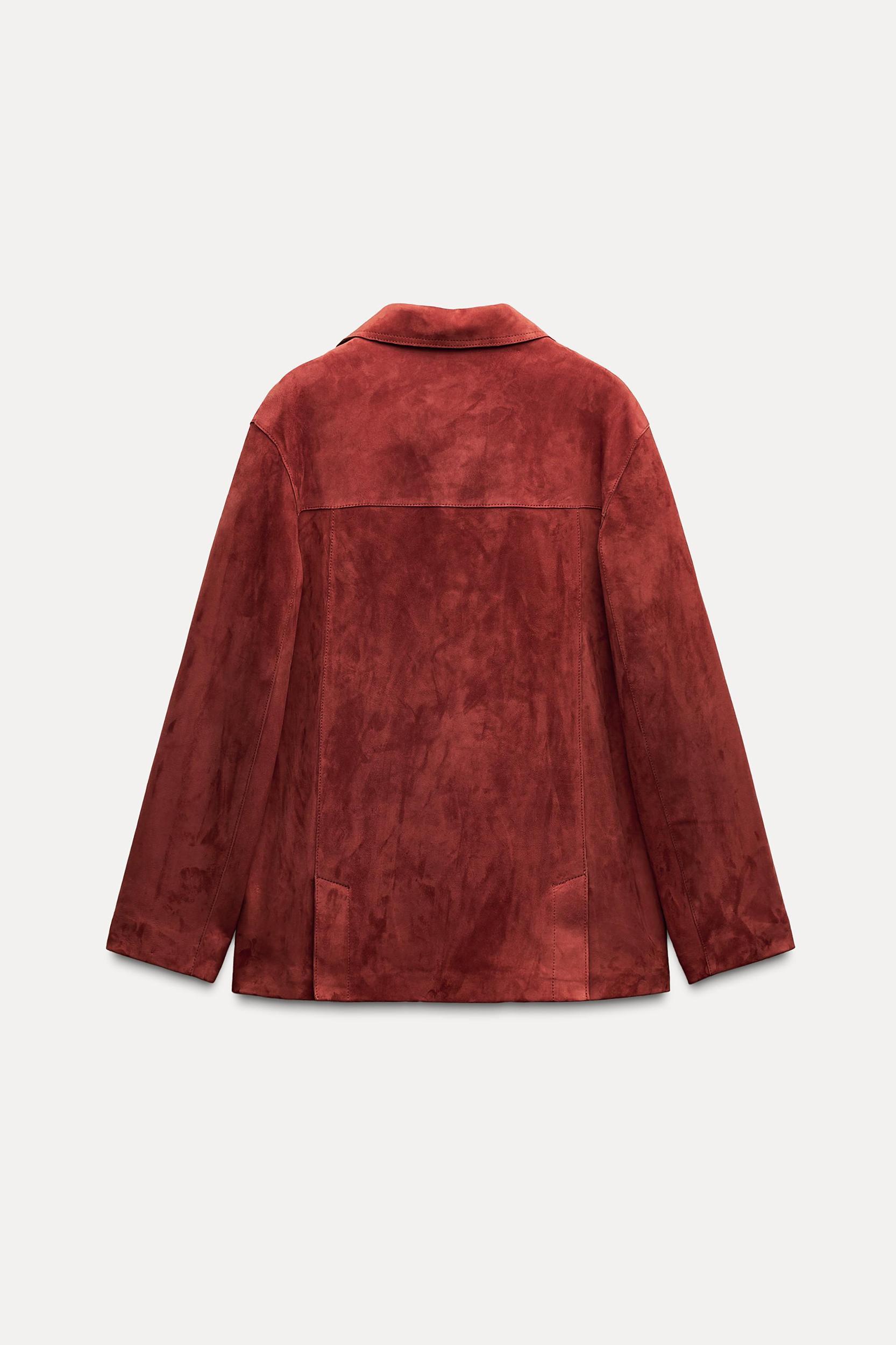 100% SUEDE BLAZER ZW COLLECTION LIMITED EDITION Product Image