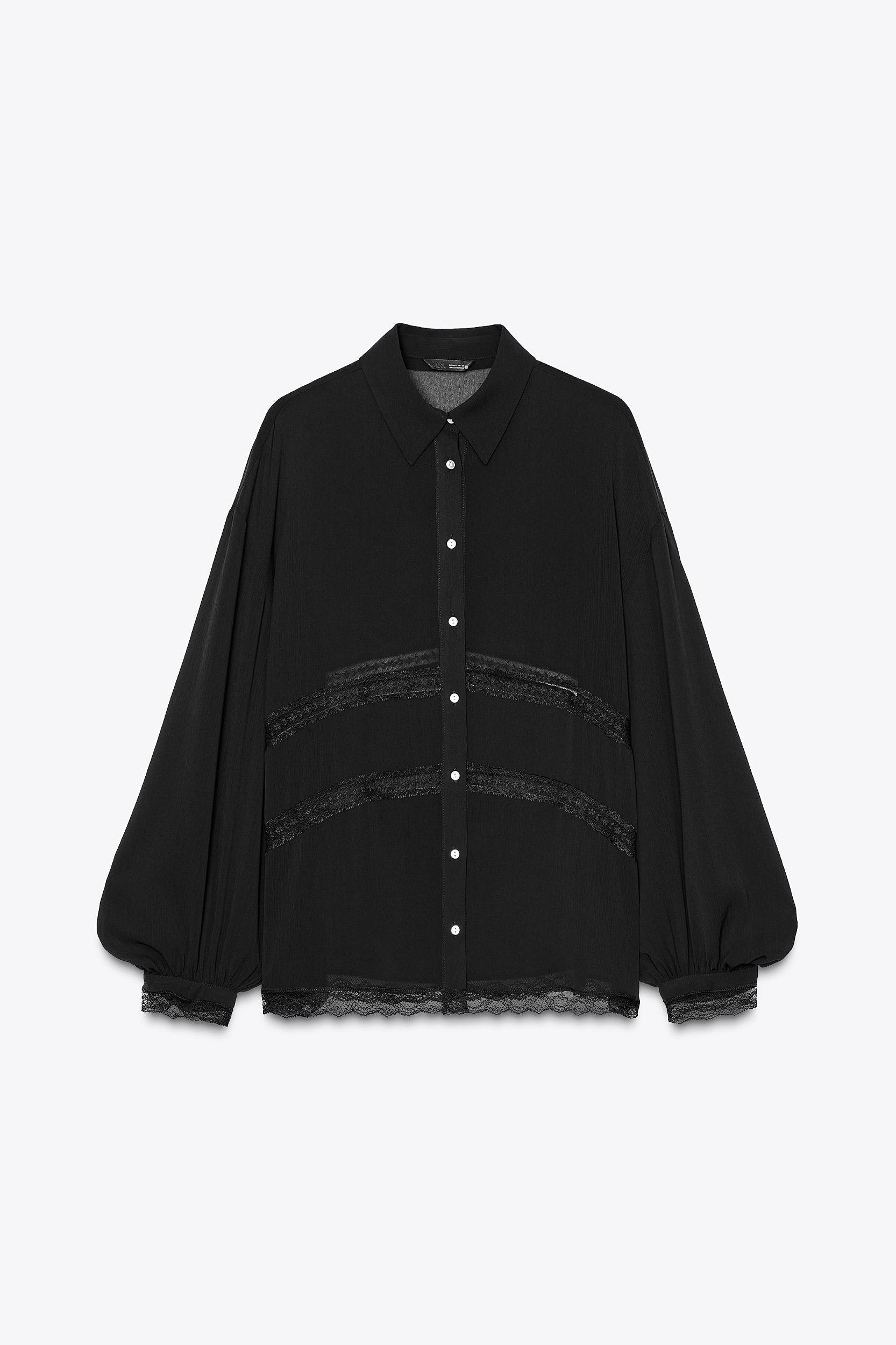 FLOWY LACE SHIRT Product Image