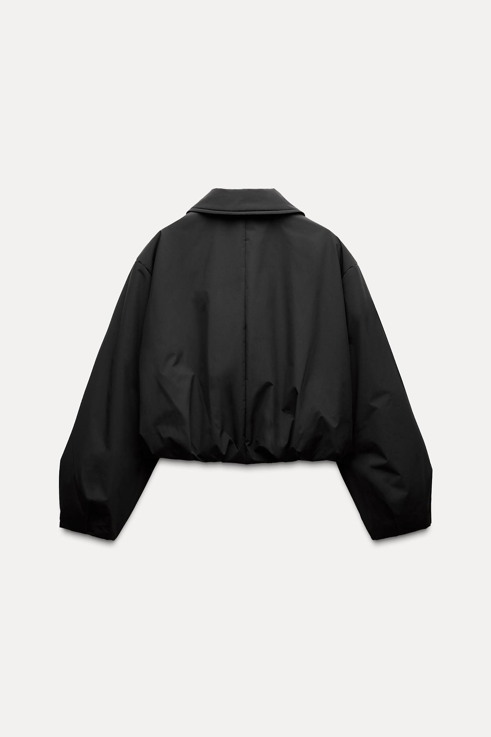 CROPPED ZIPPERED JACKET Product Image