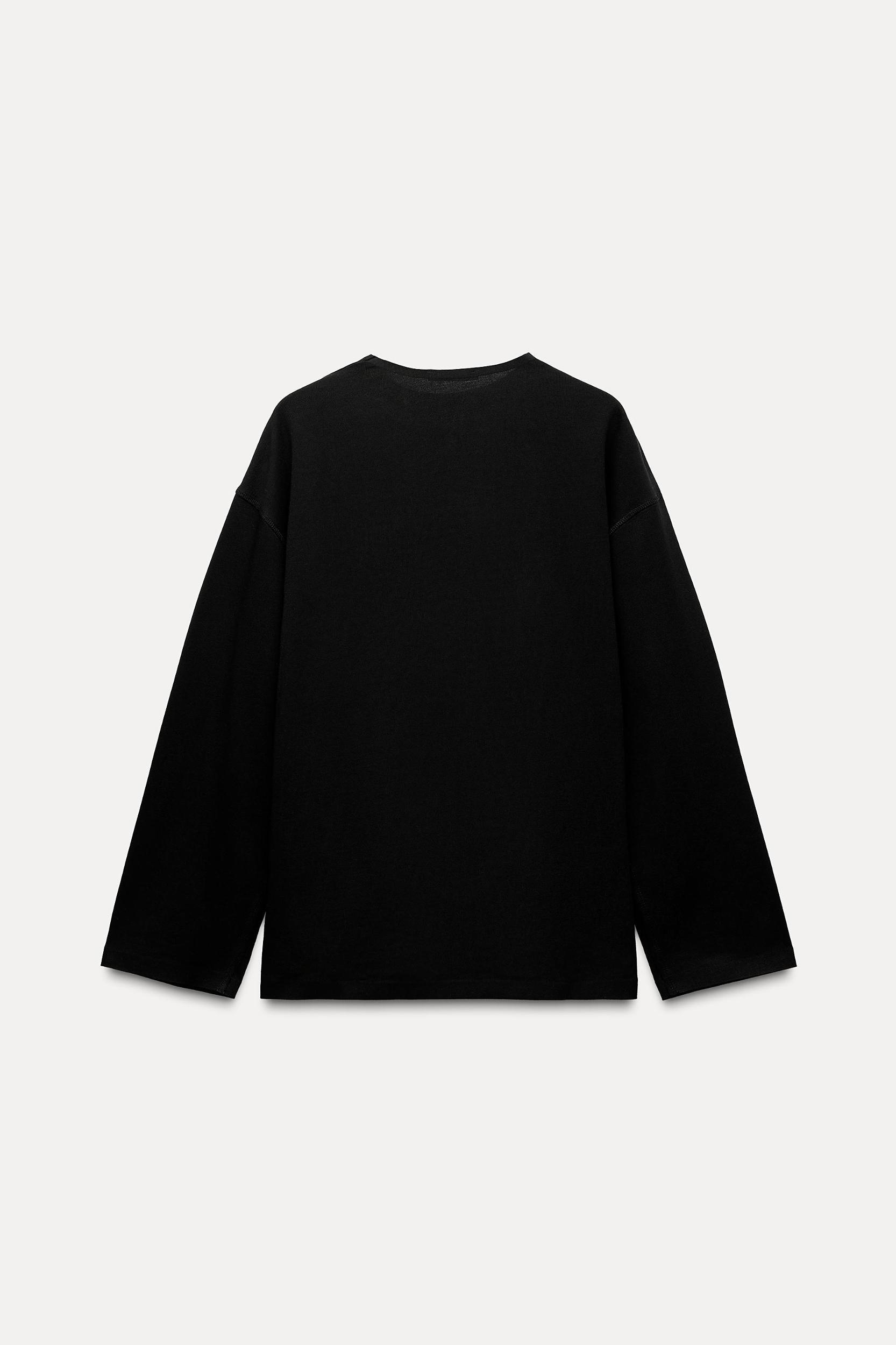 LONG SLEEVE COTTON T-SHIRT Product Image