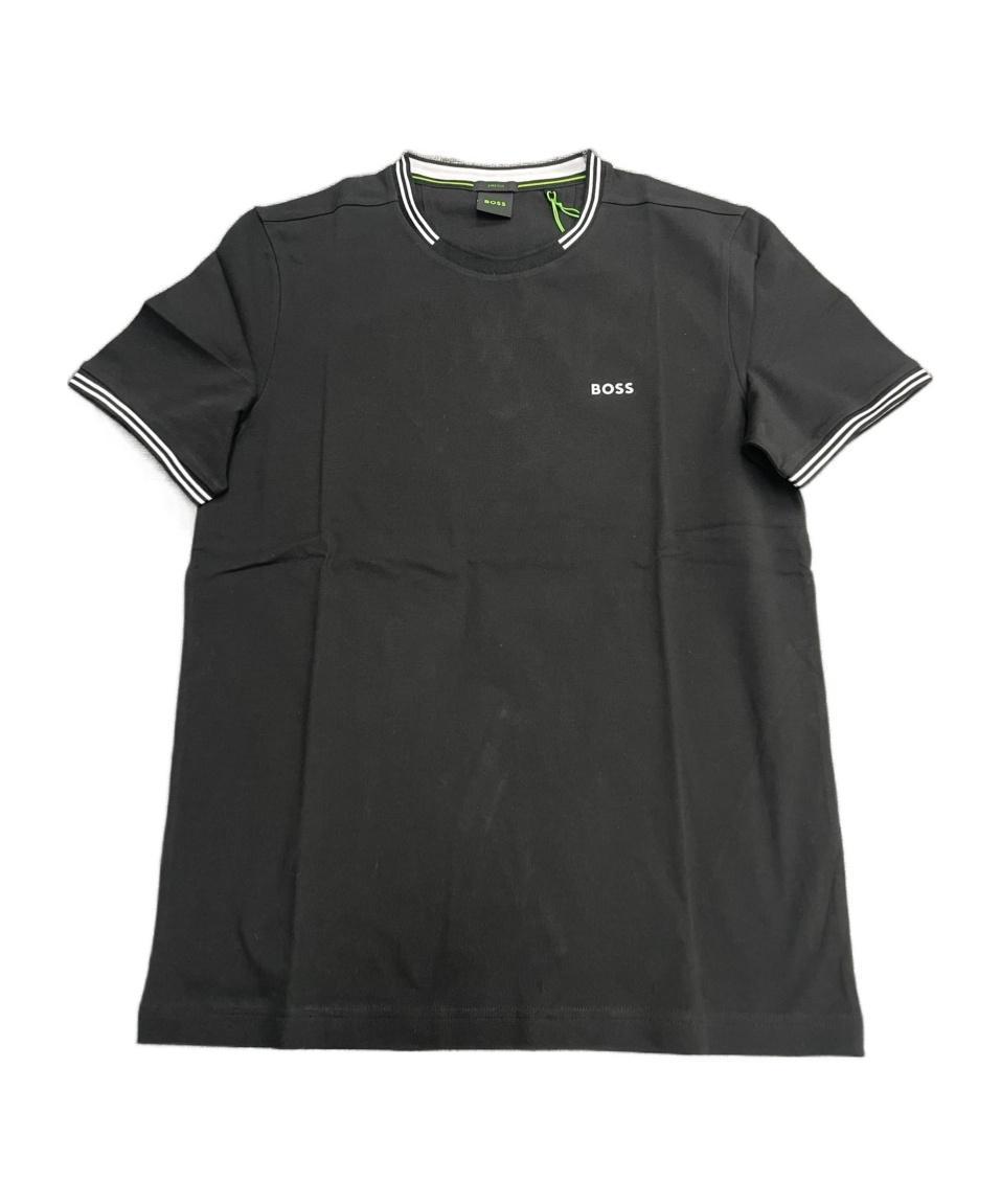 HUGO BOSS Logo-patch Crew Neck T-shirt In Black Product Image