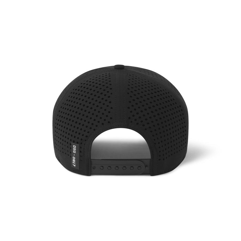 0817. Tetra-Lite® A-Frame Hat - Black/Black "Wings" Product Image
