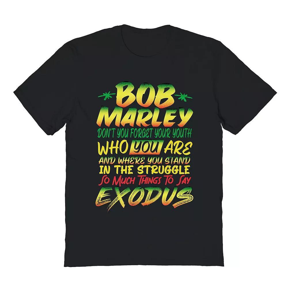 Men's Bob Marley Don't You Forget Graphic Tee, Size: XL, Black Product Image
