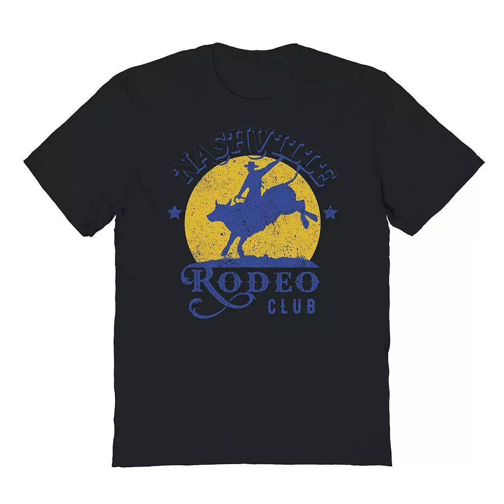 Men's Americana Collection Nashville Rodeo Graphic Tee, Size: Medium, Black Product Image