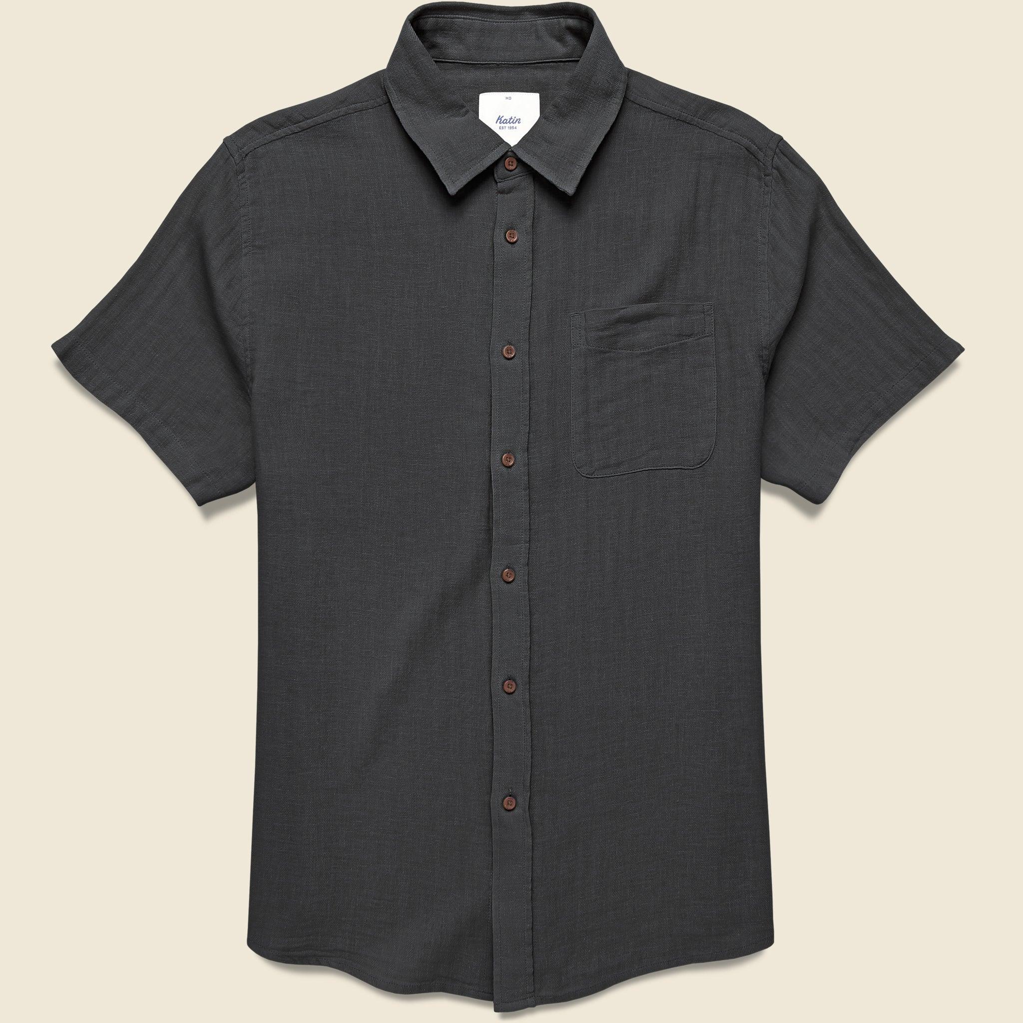 Alan Solid Shirt - Black Product Image