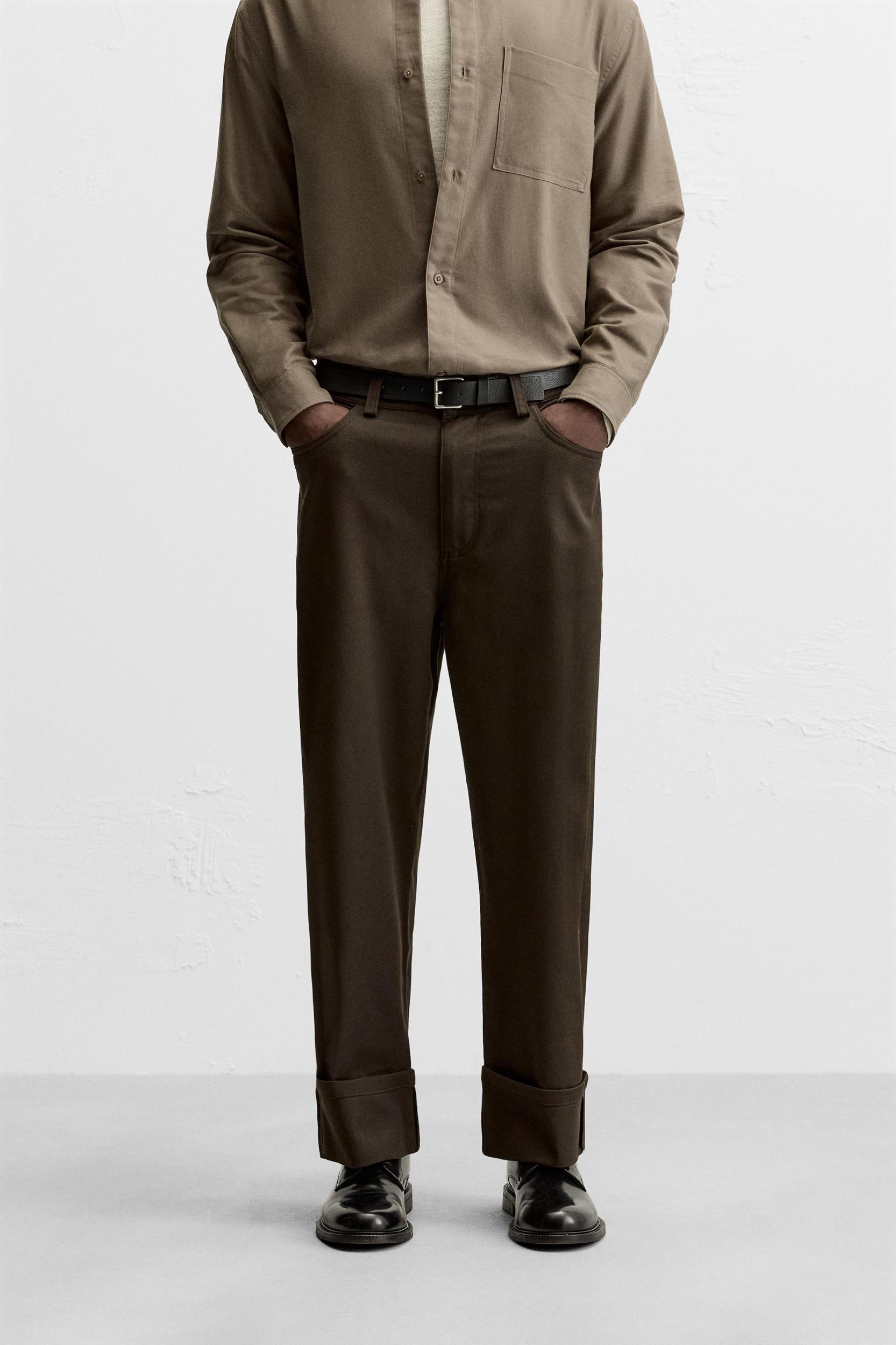 CUFFED HEM PANTS Product Image