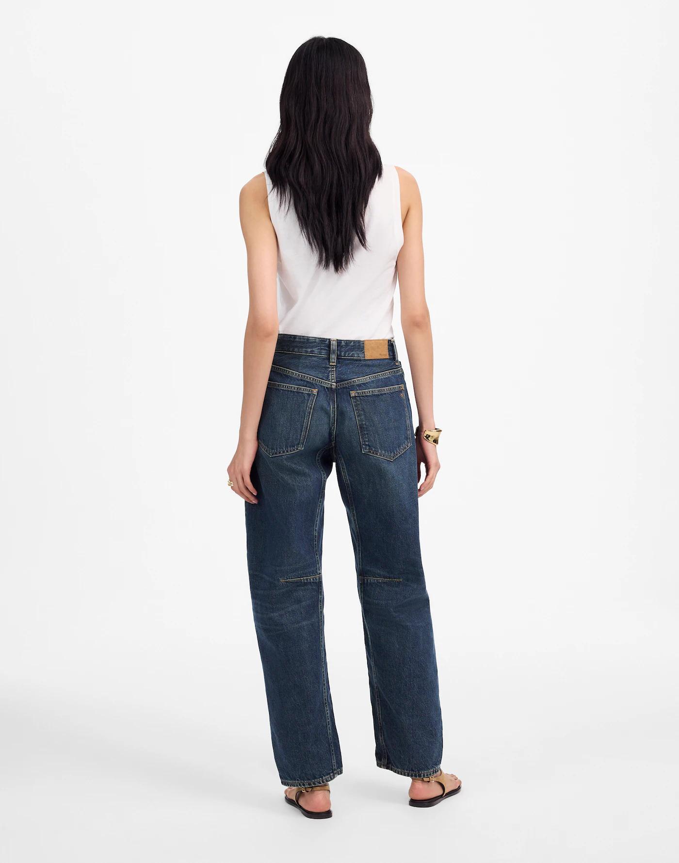 The Darted Barrel-Leg Jean Product Image