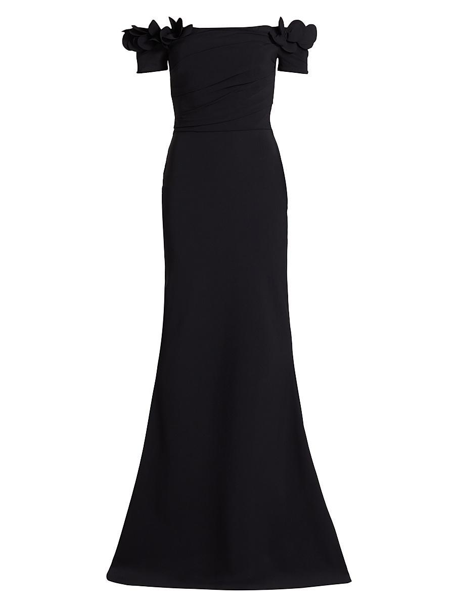 Womens Yiana Floral Appliqu Gown Product Image