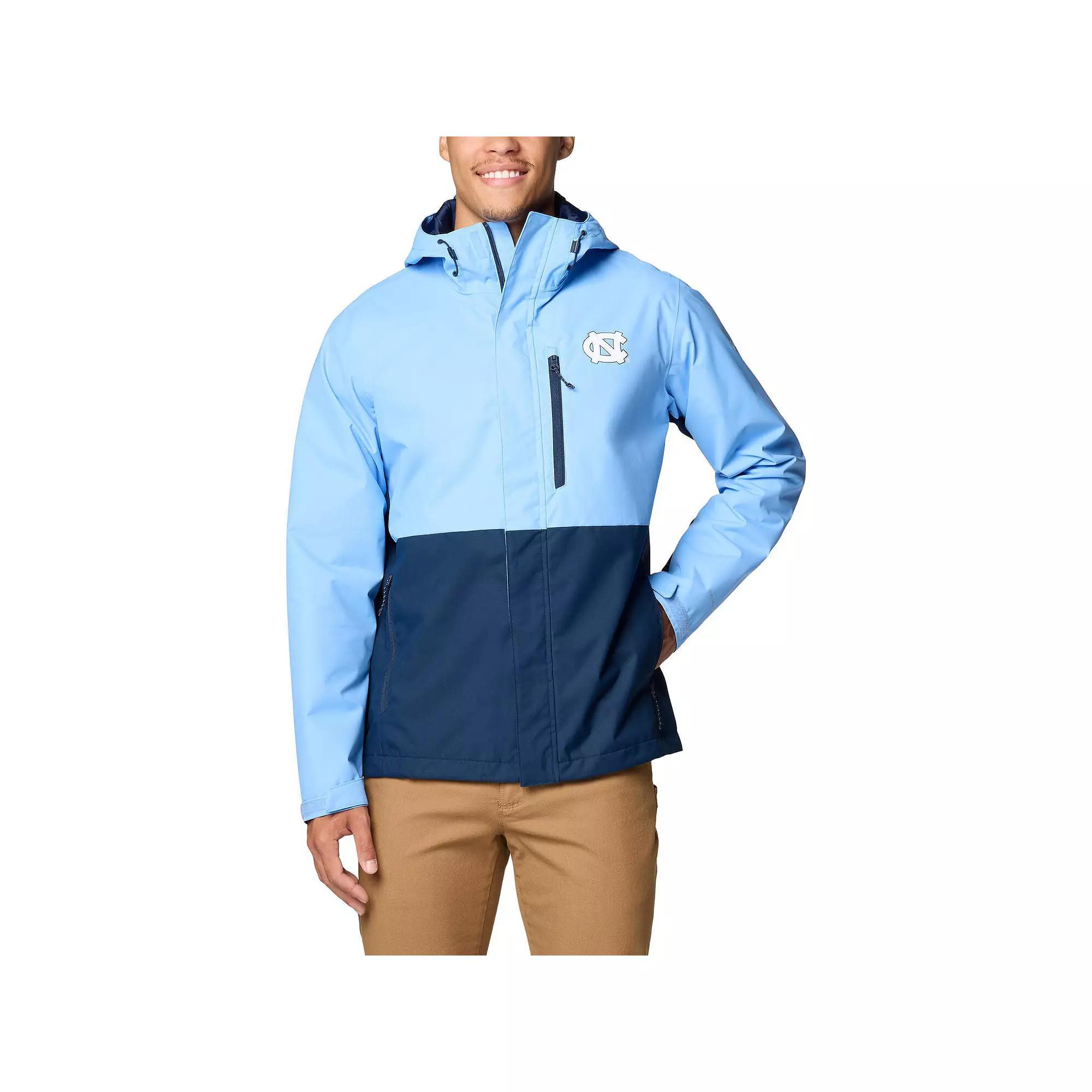 Men's Columbia  Navy North Carolina Tar Heels Field Bound Omni-Tech�� Full-Zip Jacket, Size: Medium, Blue Product Image